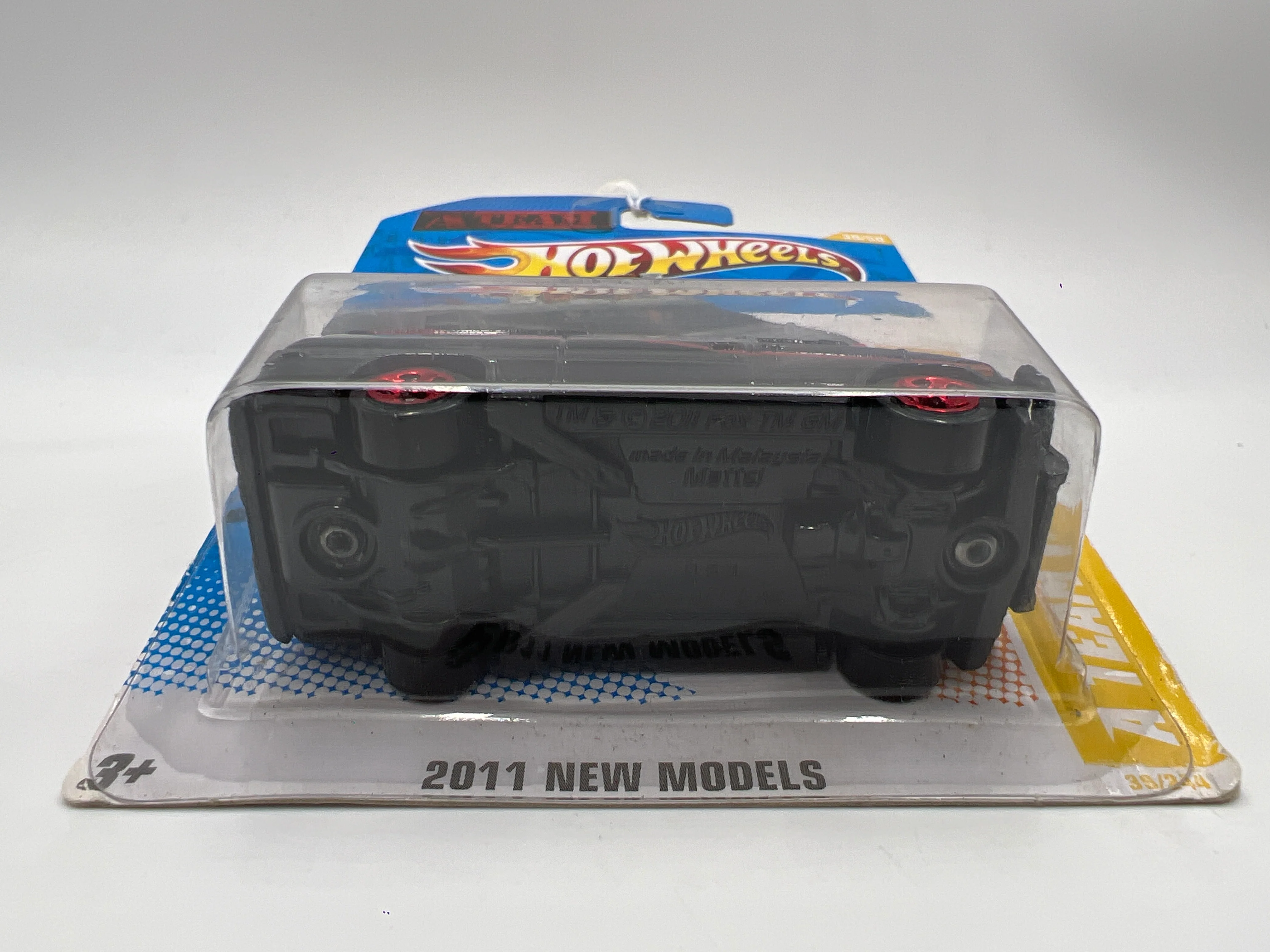 2011 Hot Wheels New Models #39 A Team Van Black W/Protector - Image 6