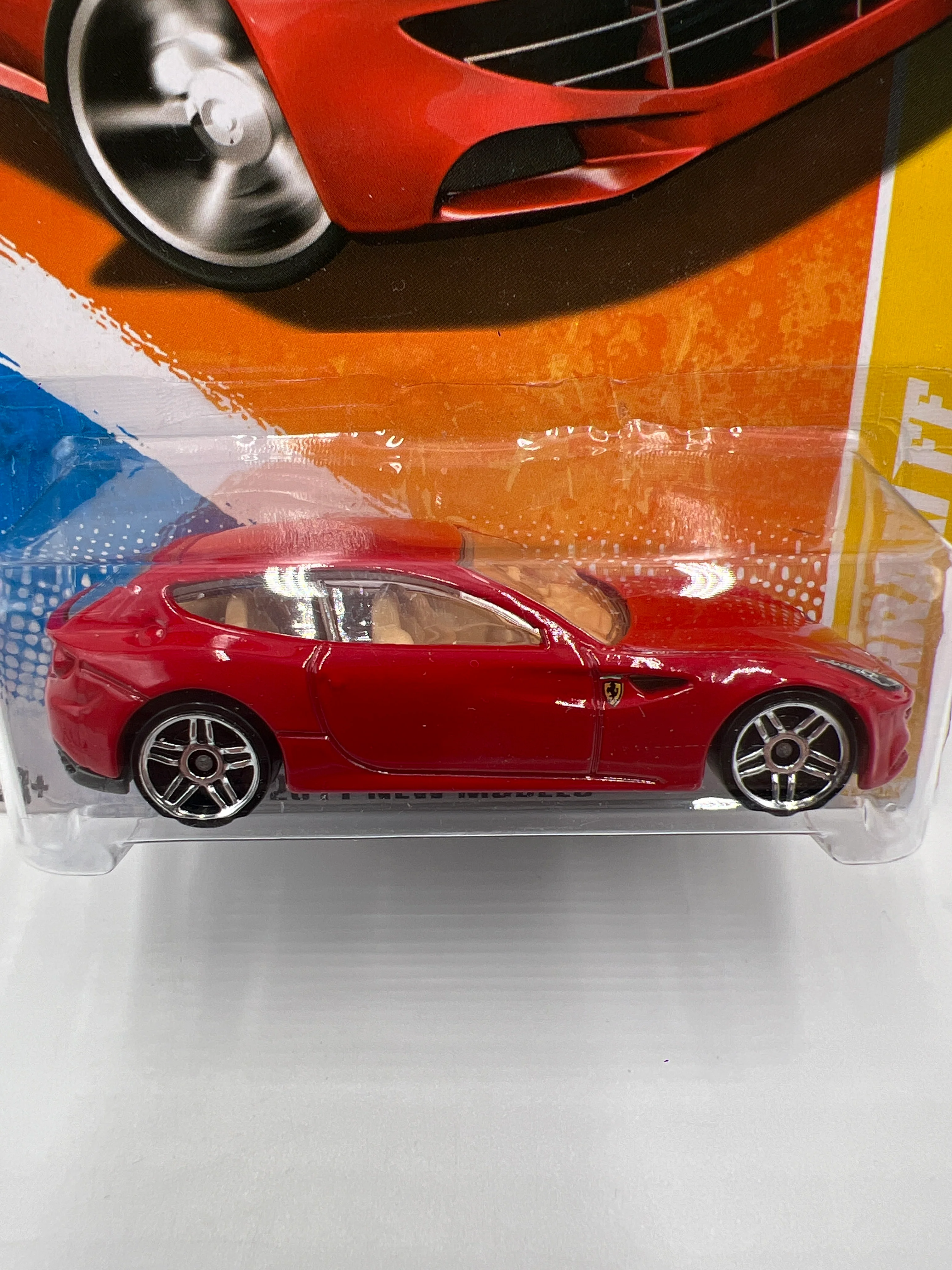 2011 Hot Wheels New Models #45 Ferrari FF Red W/Protector #1 - Image 3