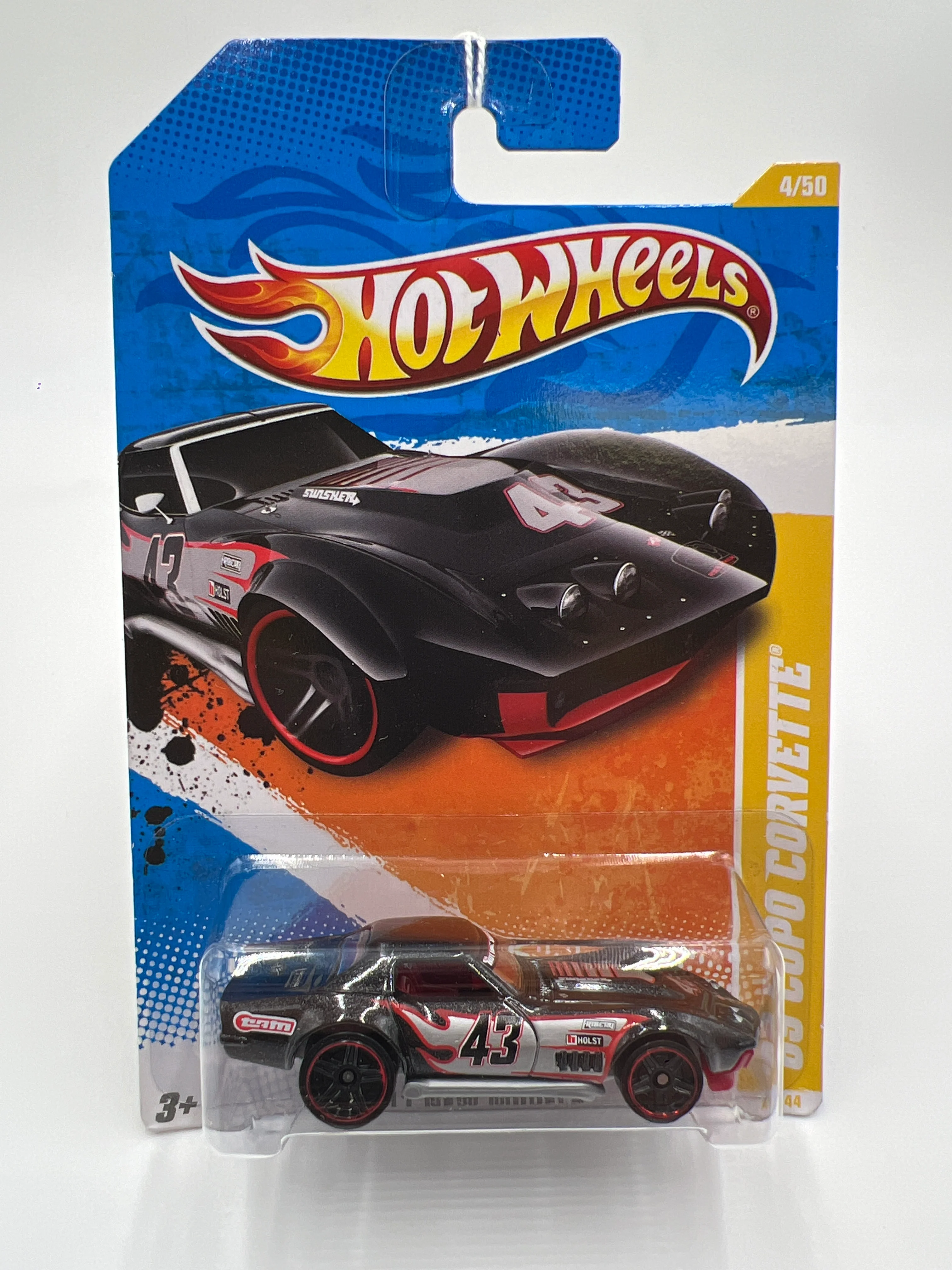 2011 Hot Wheels New Models #4 69 Copo Camaro Black Walmart exclusive - Image 2