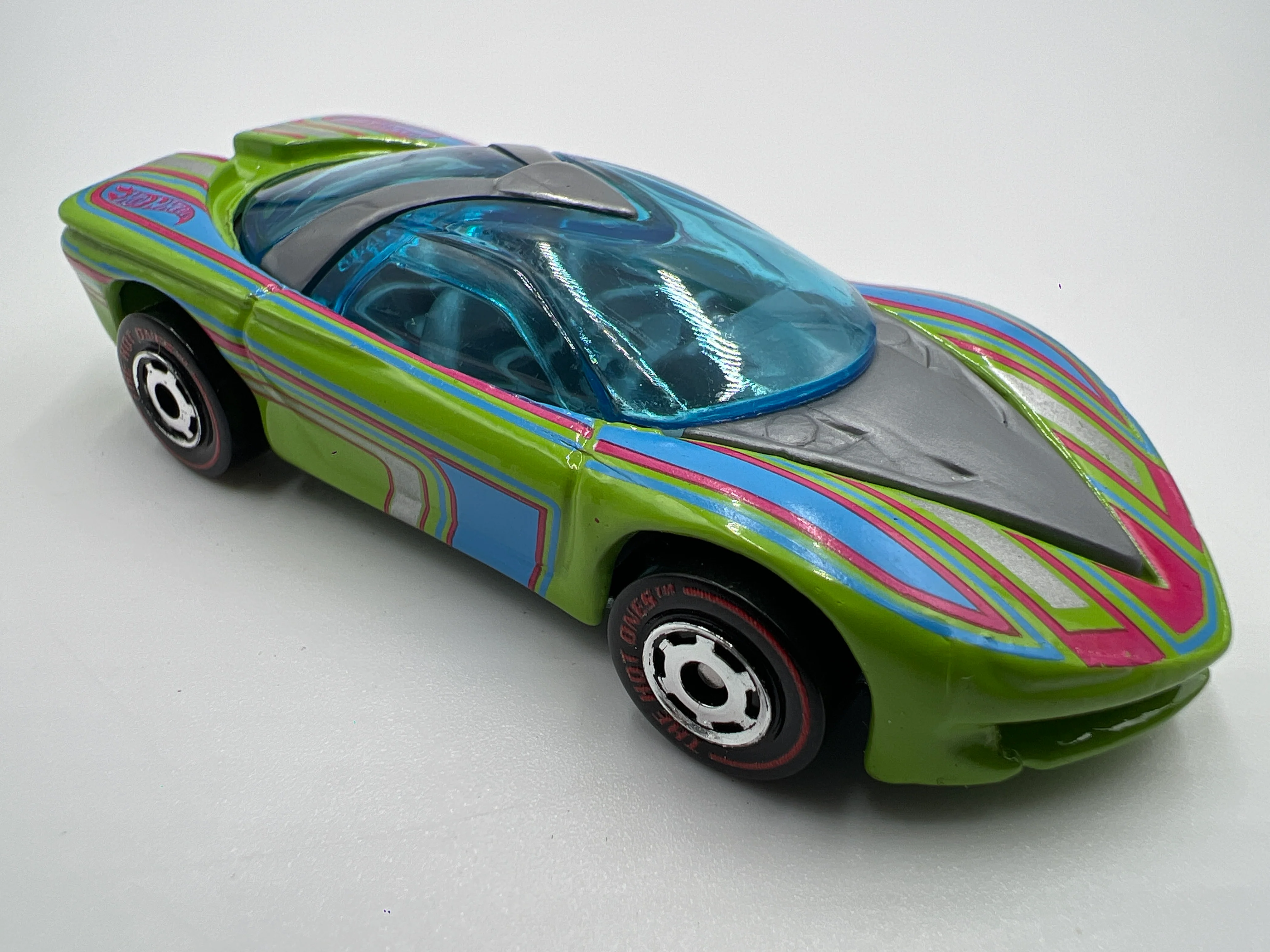 2011 Hot Wheels The Hot Ones CHASE Pontiac Banshee Green Loose - Image 2