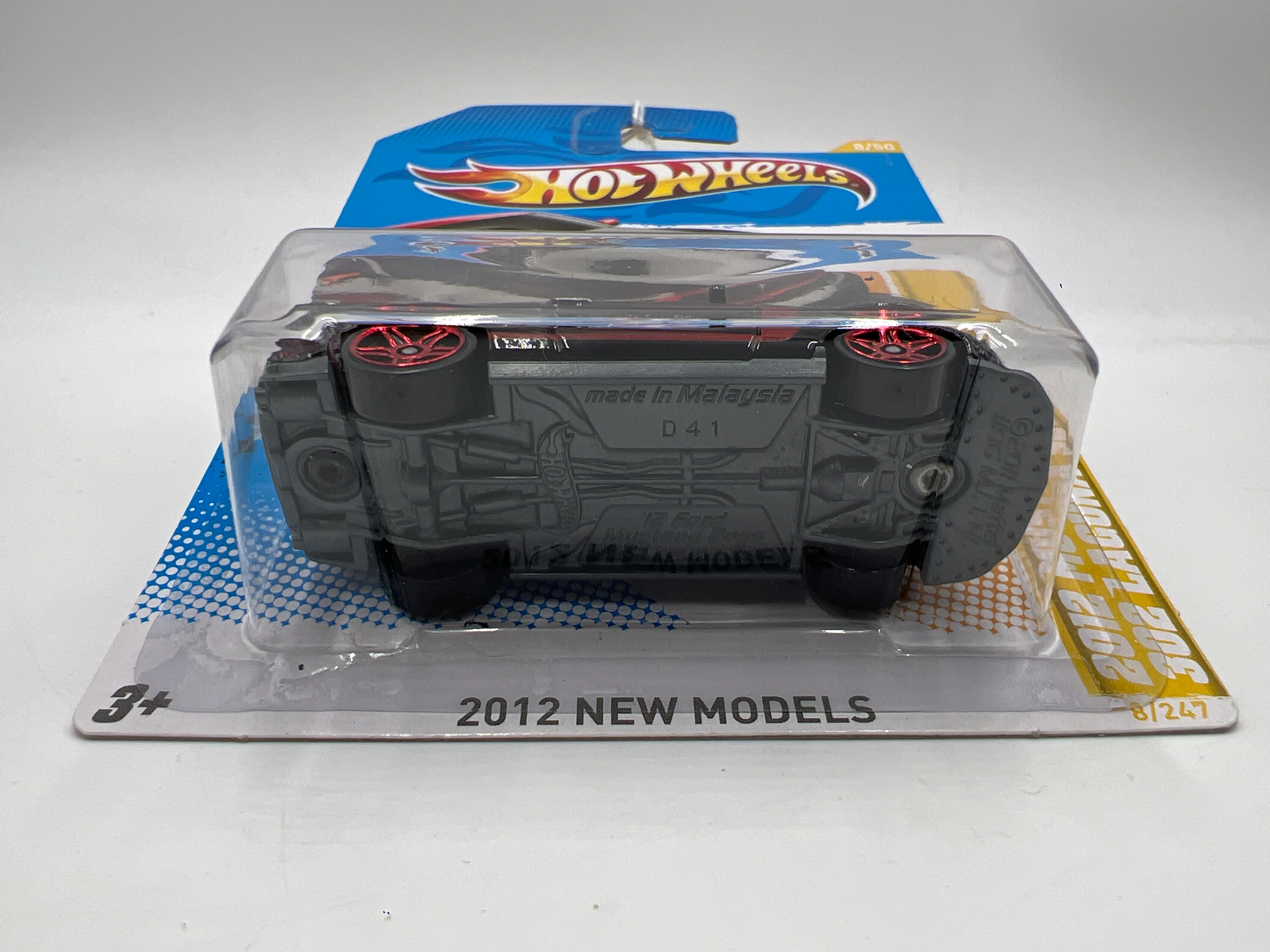 2012 Hot Wheels #8 2012 Mustang Boss 302 Laguna Seca Black 20F - Image 6
