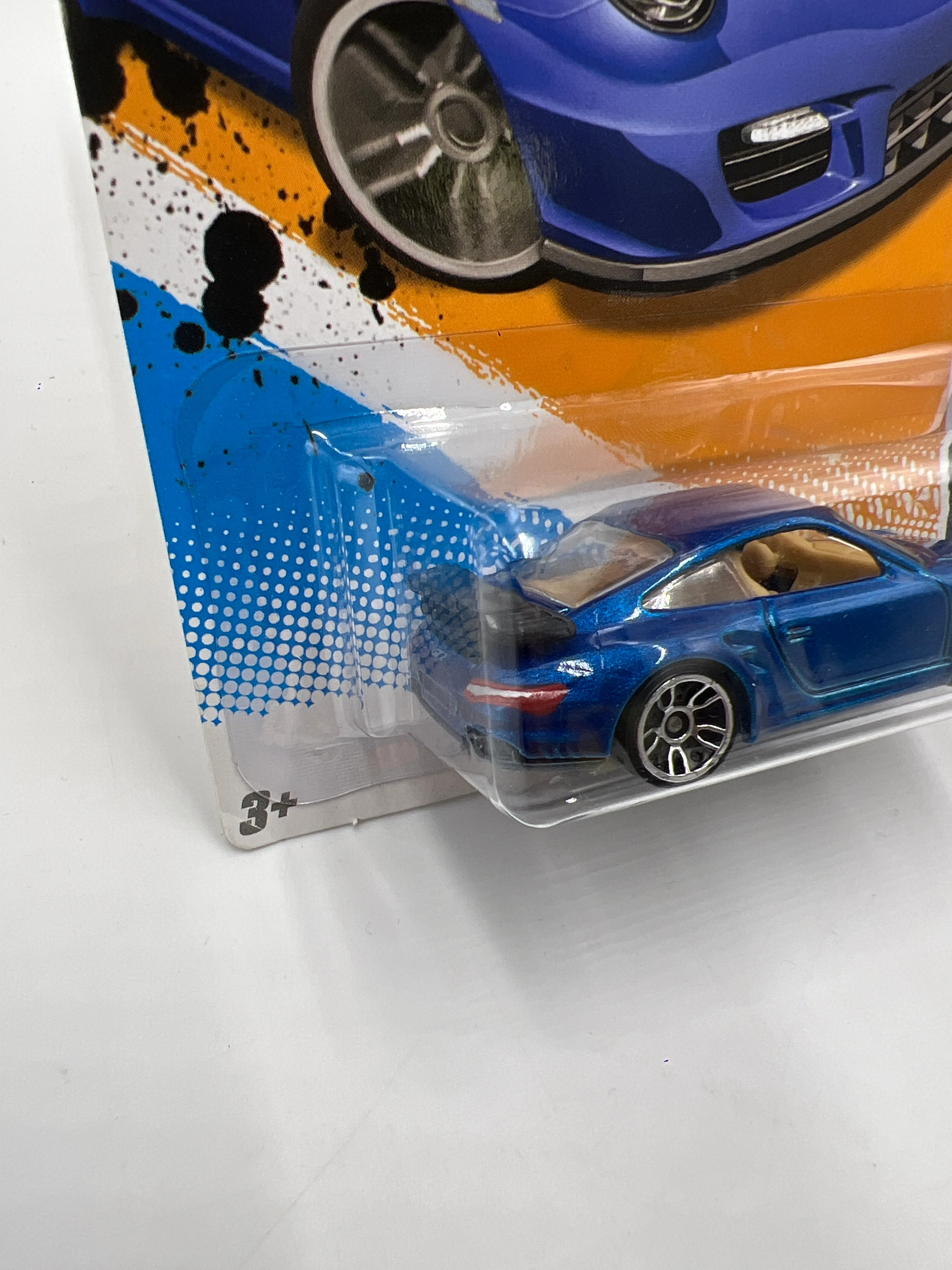 2012 Hot Wheels All Stars #124 Porsche 911 GT2 Blue - Image 5