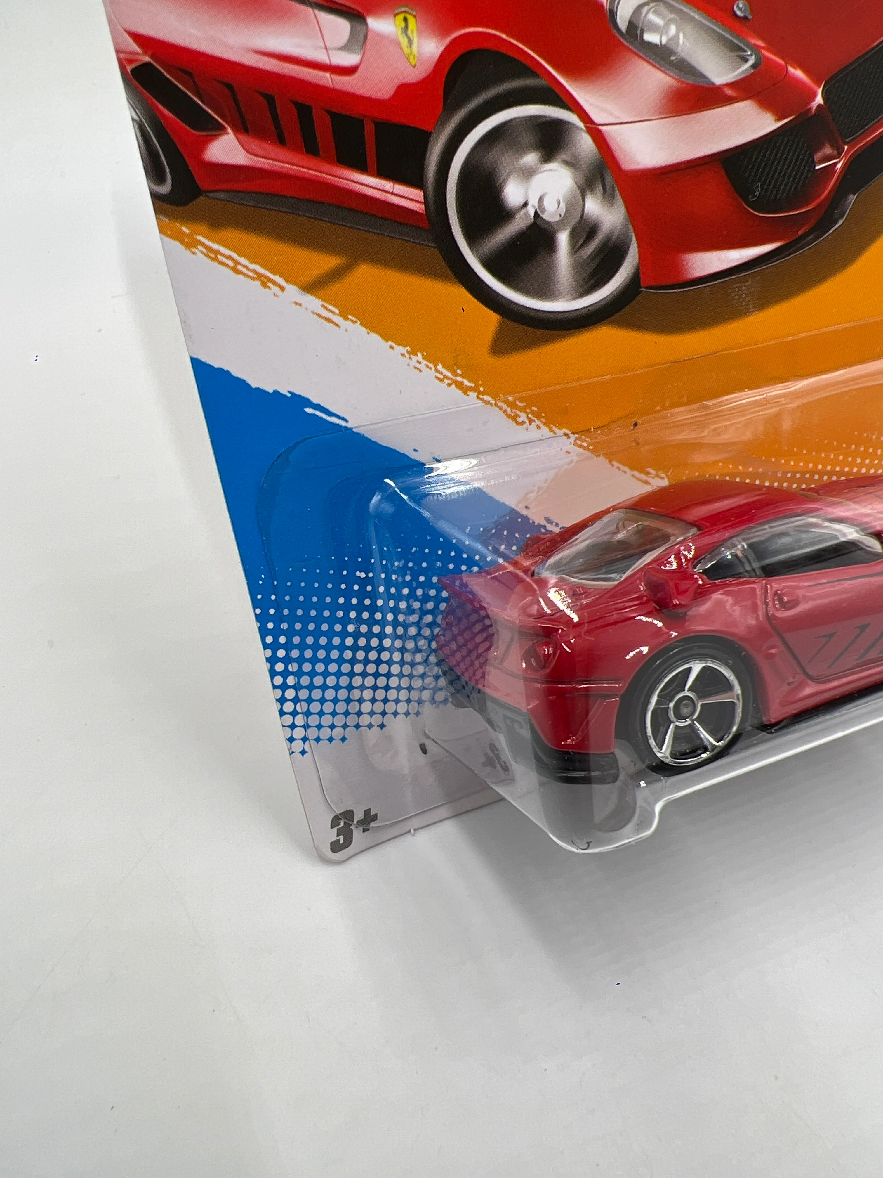 2012 Hot Wheels All Stars #125 Ferrari 599XX Red W/Protector 4 - Image 4