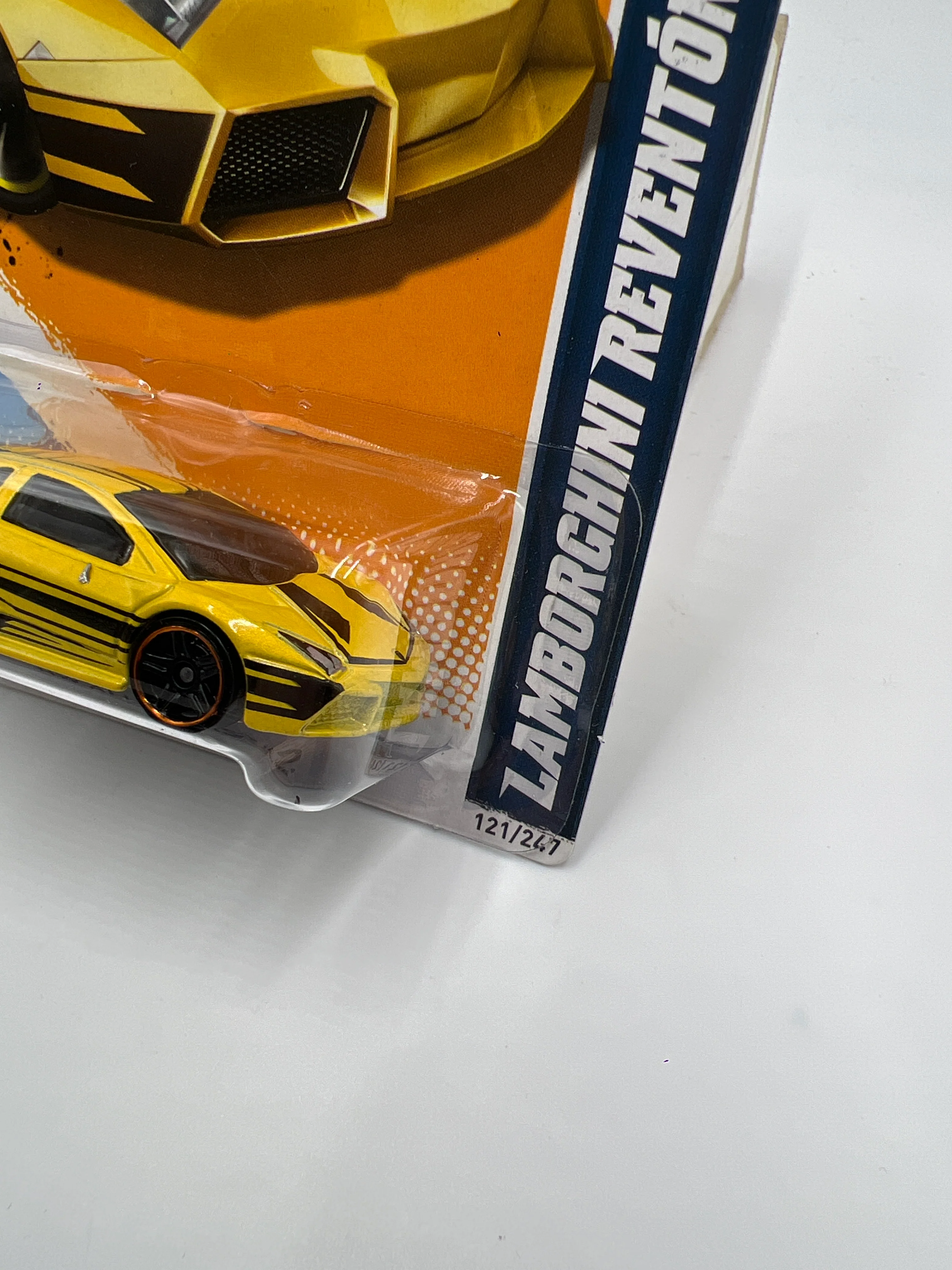 2012 Hot Wheels HW All Stars #121 Lamborghini Reventon Yellow - Image 4