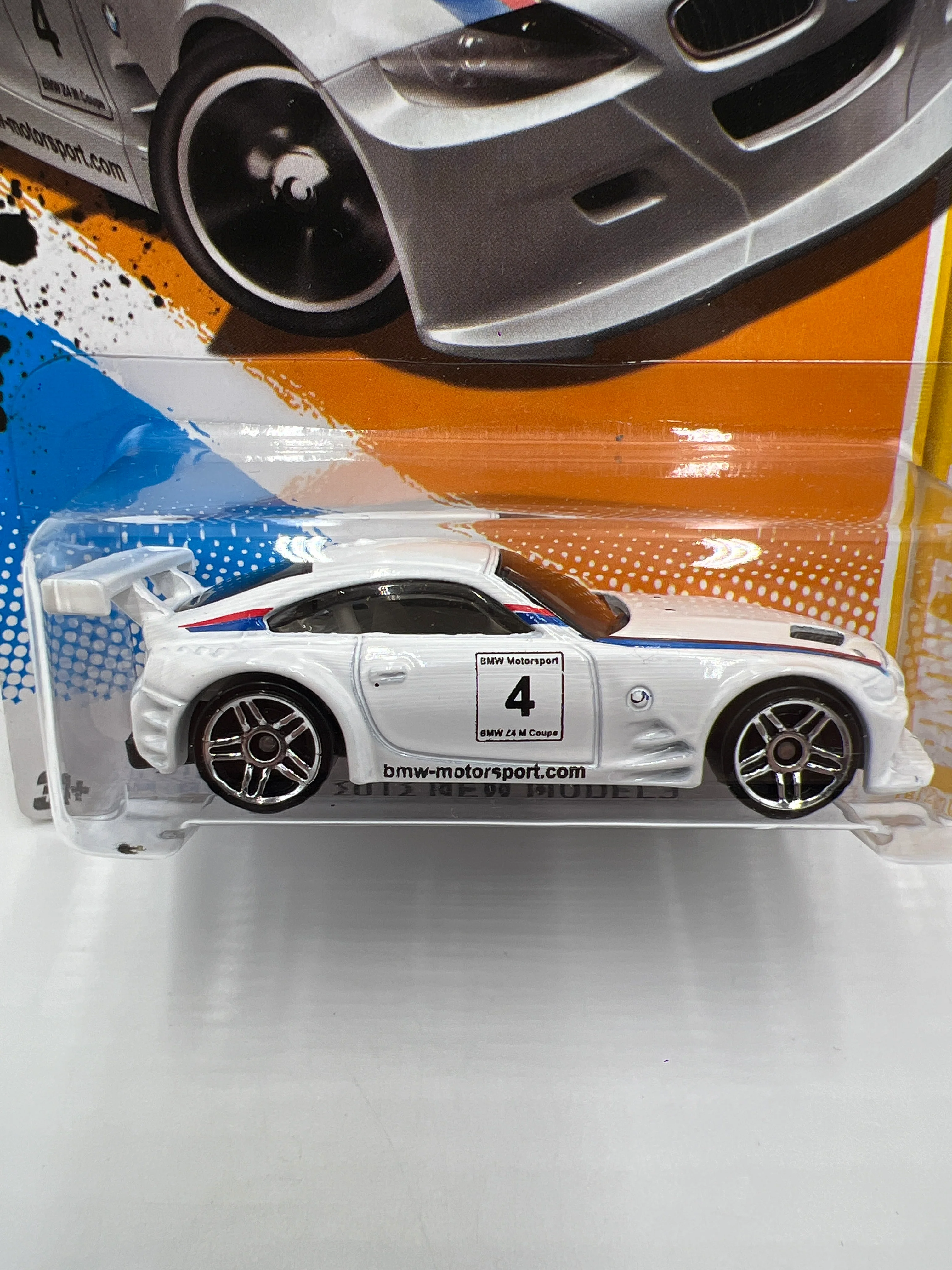 2012 Hot Wheels New Models #18 BMW Z4 M White 106C - Image 3
