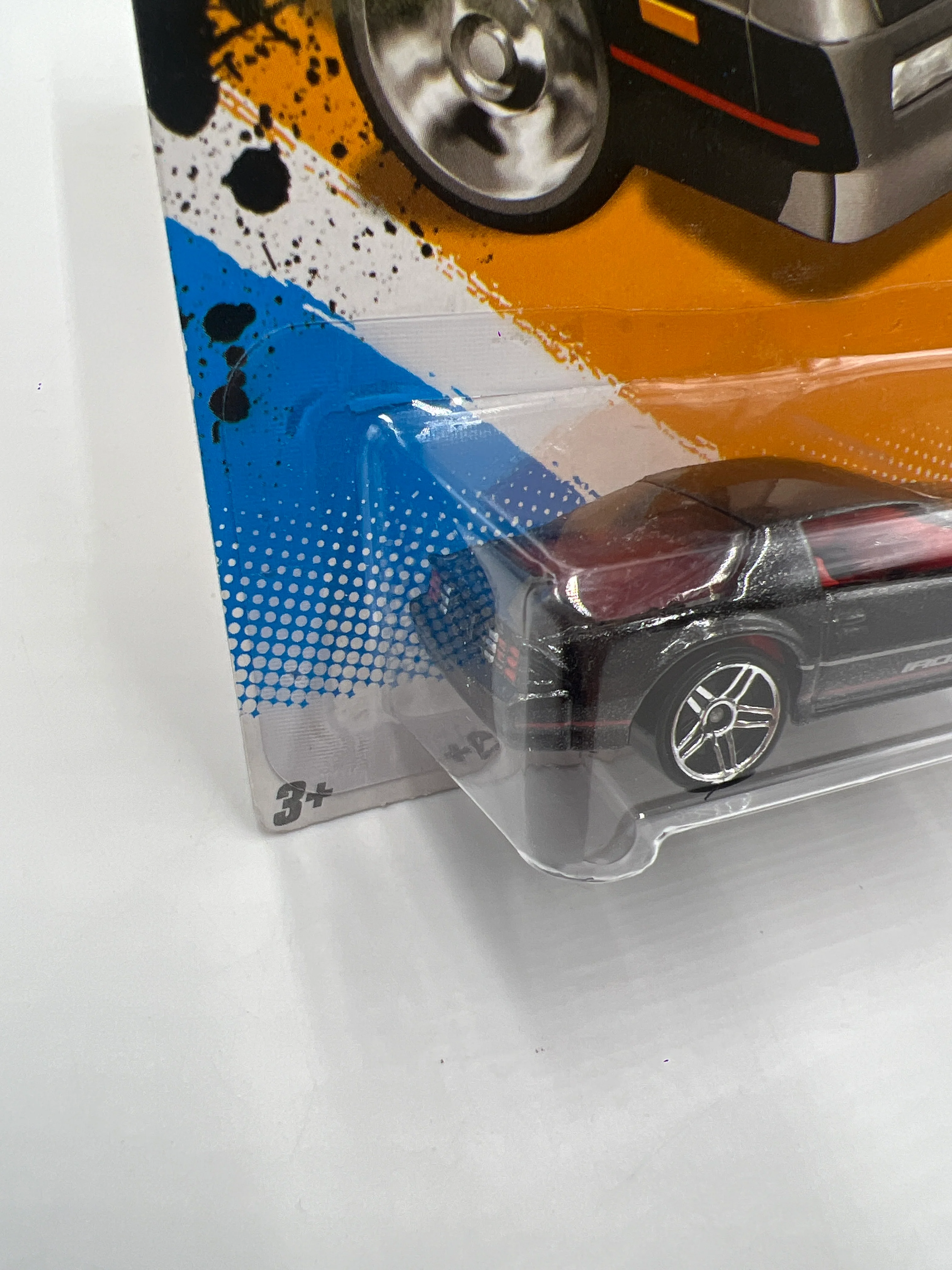 2012 Hot Wheels New Models #22 1985 Chevrolet Camaro Walmart Exclusive IROC-Z Black W/Protector - Image 5