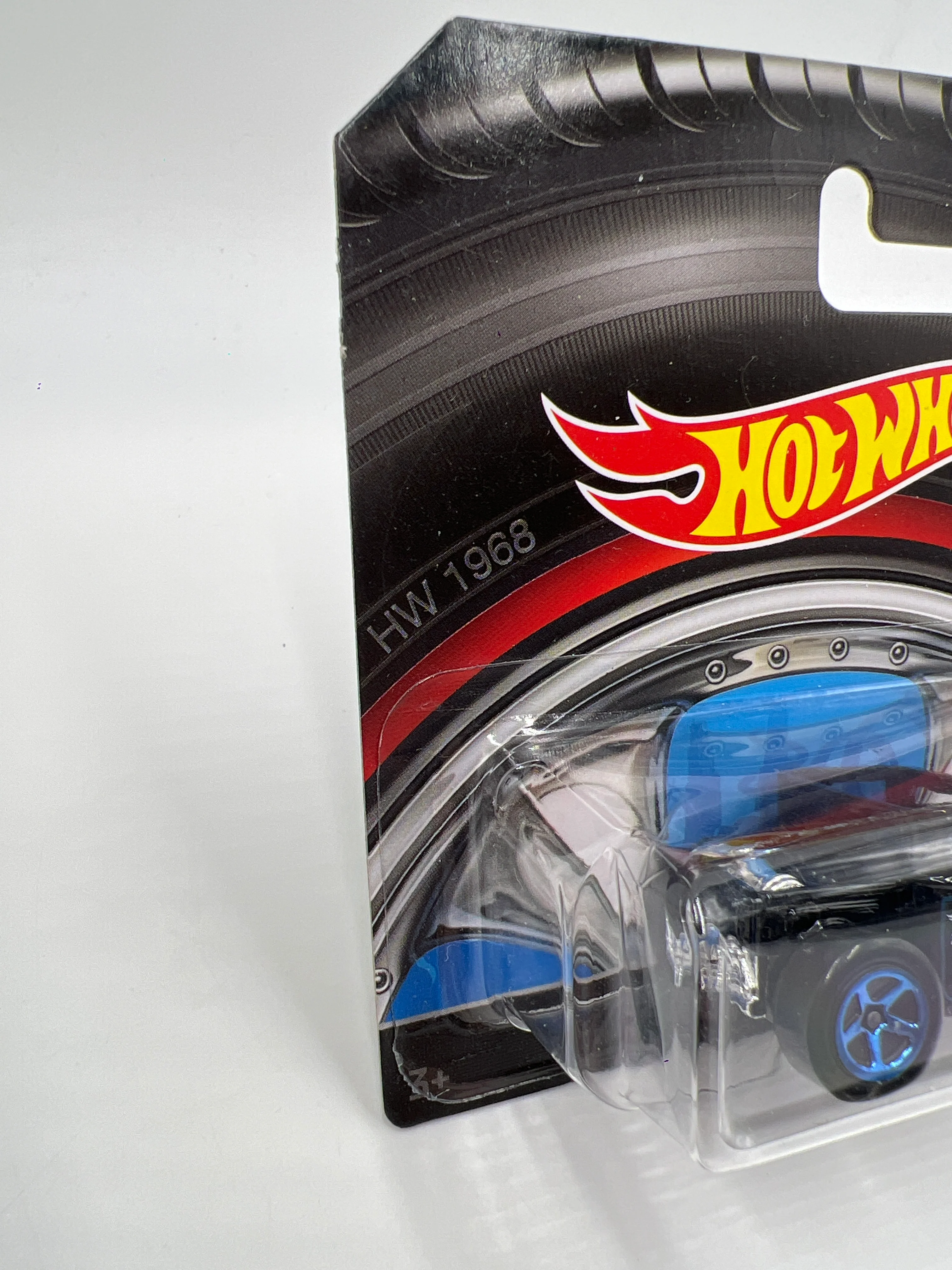 Hot Wheels Short Card Mega Construx Set Exclusive Bone Shaker Black W/Protector - Image 4