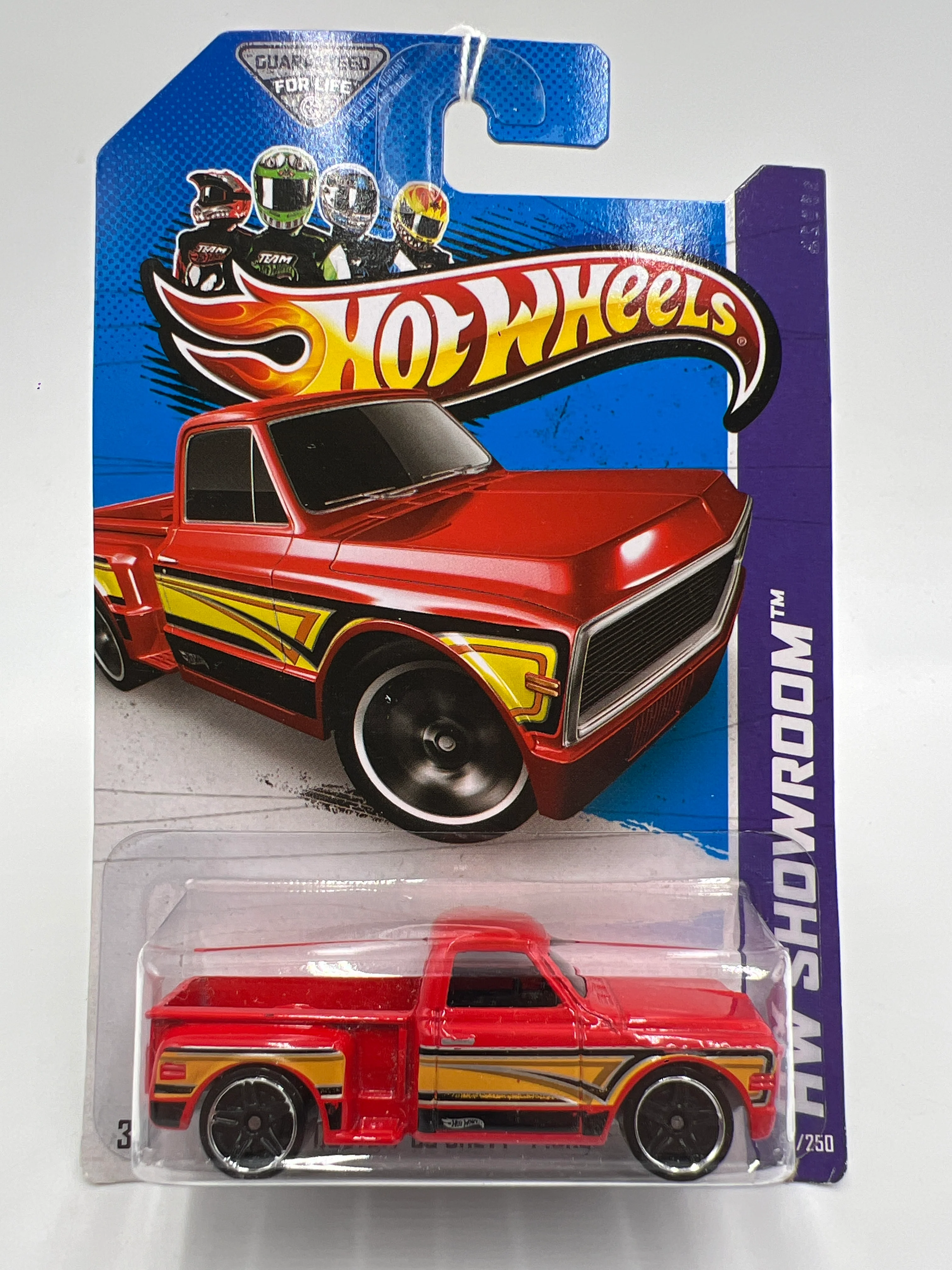 2013 Hot Wheels Showroom #161 Custom 69 Chevy Pickup Red 12D