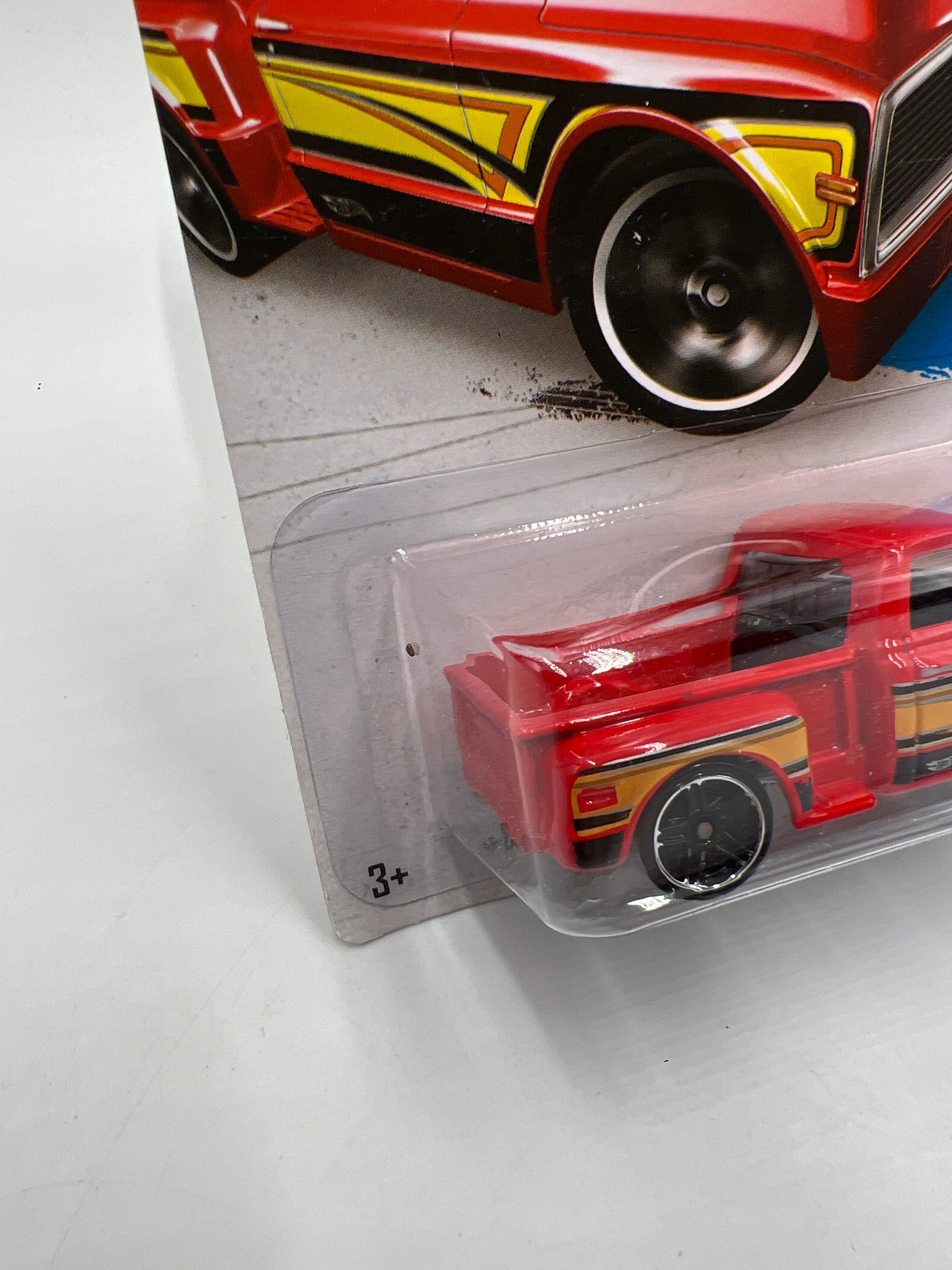 2013 Hot Wheels Showroom #161 Custom 69 Chevy Pickup Red 12D - Image 4