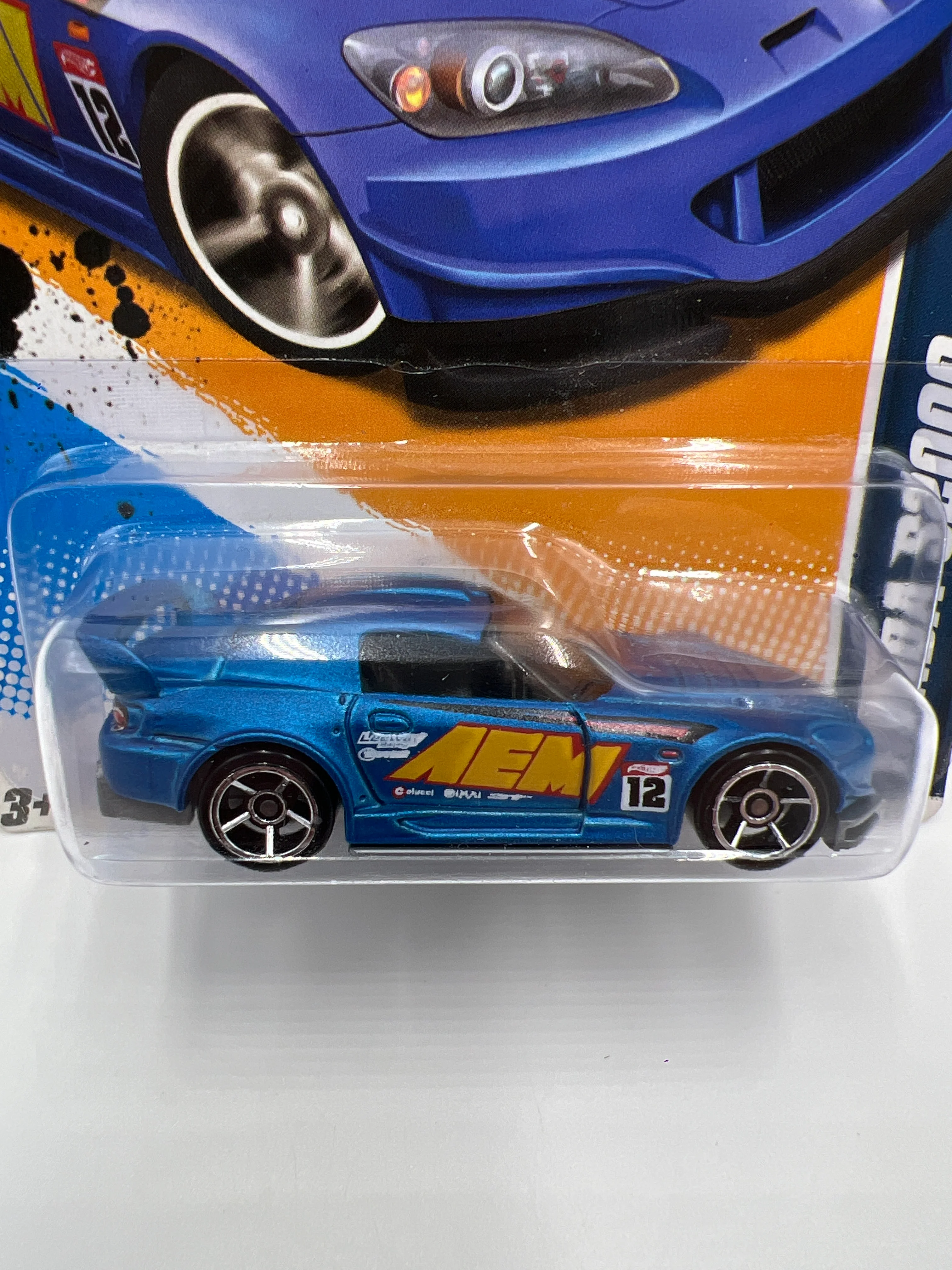 2012 Hot Wheels Performance #141 Honda S2000 AEM Blue SR - Image 2