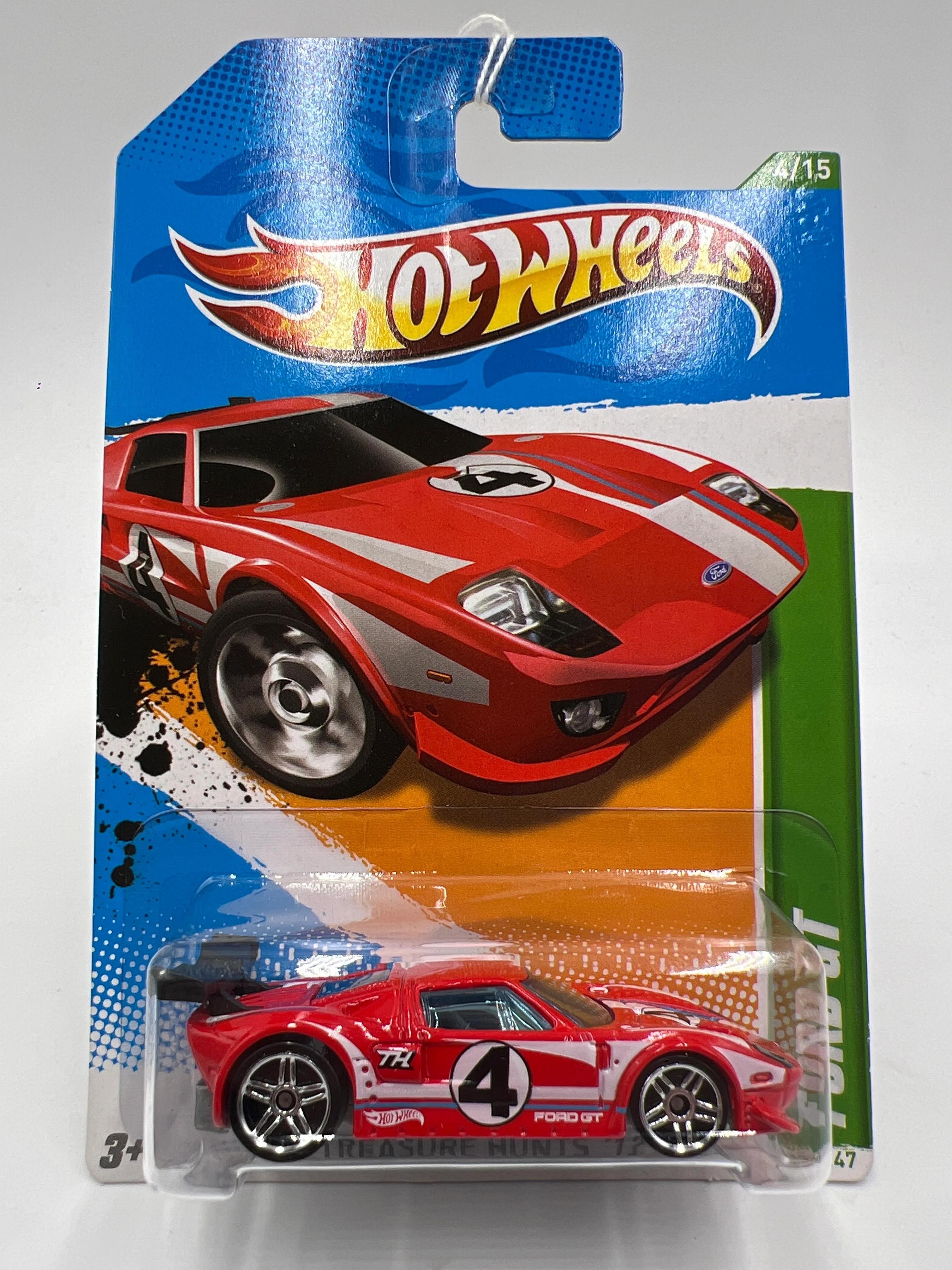 2012 Hot Wheels Treasure Hunts #54 Ford GT Red - Image 2