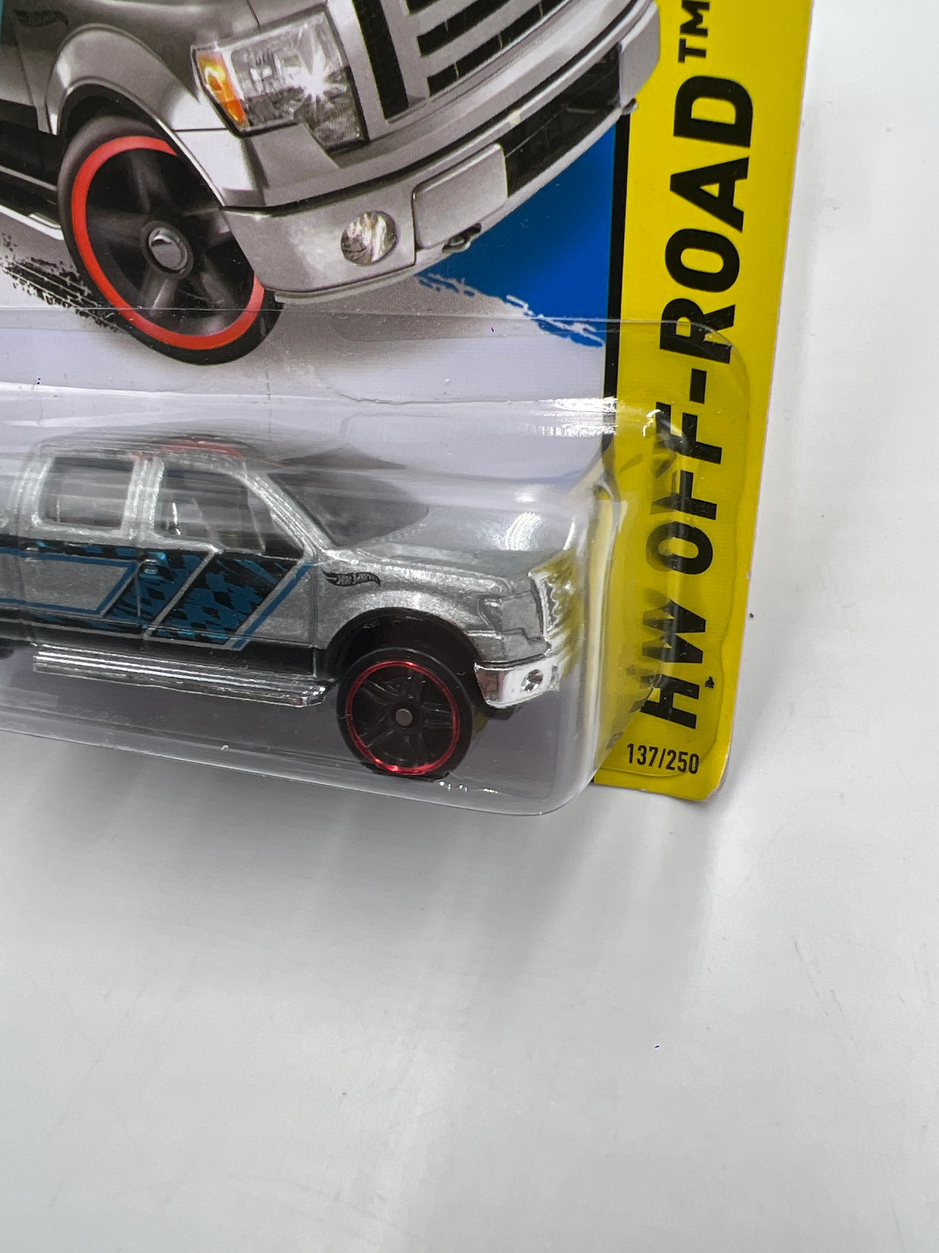 2014 Hot Wheels Off-Road #137 2009 Ford F-150 Silver 23A - Image 4