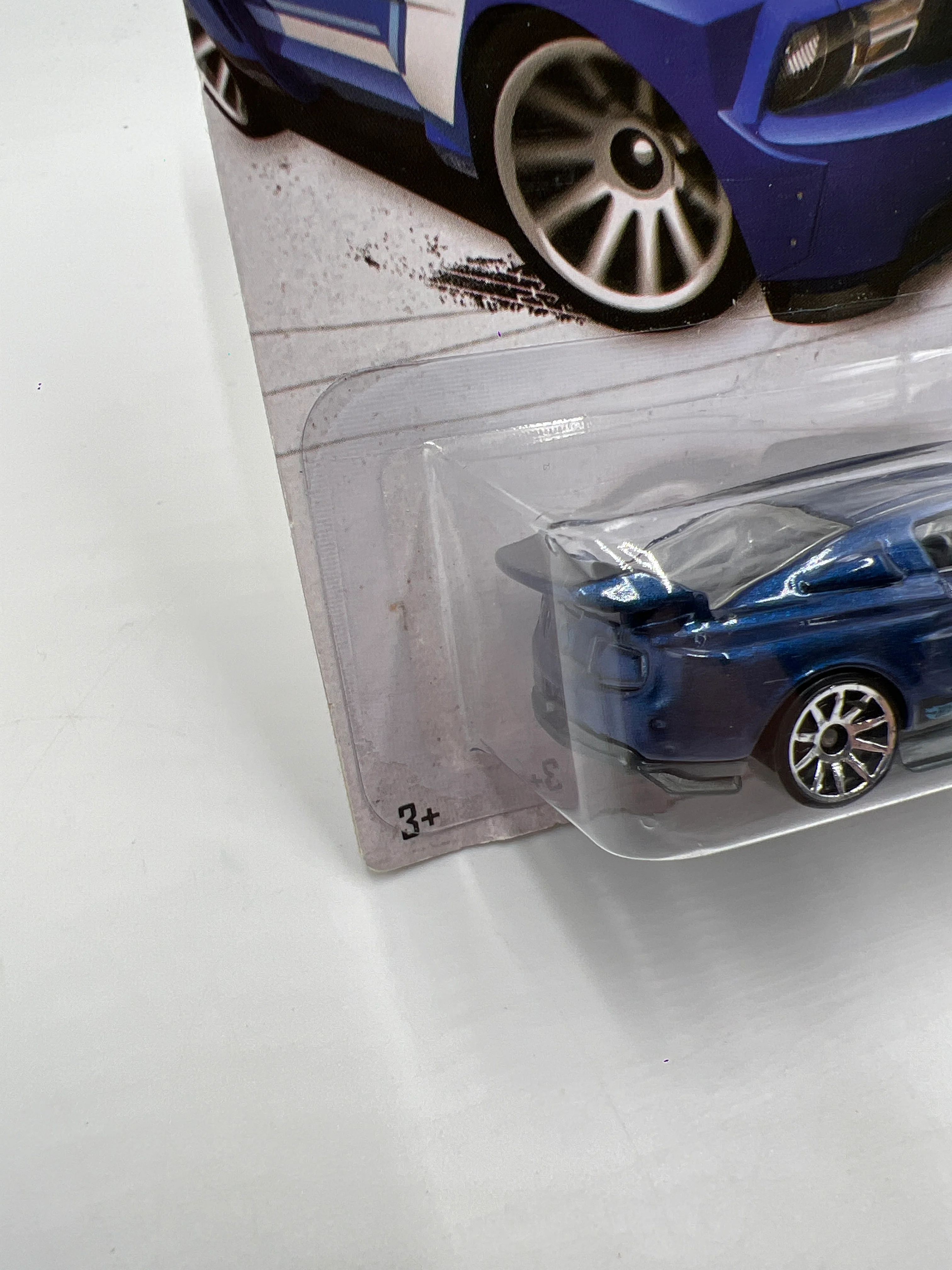 2013 Hot Wheels Showroom #230 Custom 12 Ford Mustang Blue 33D - Image 5