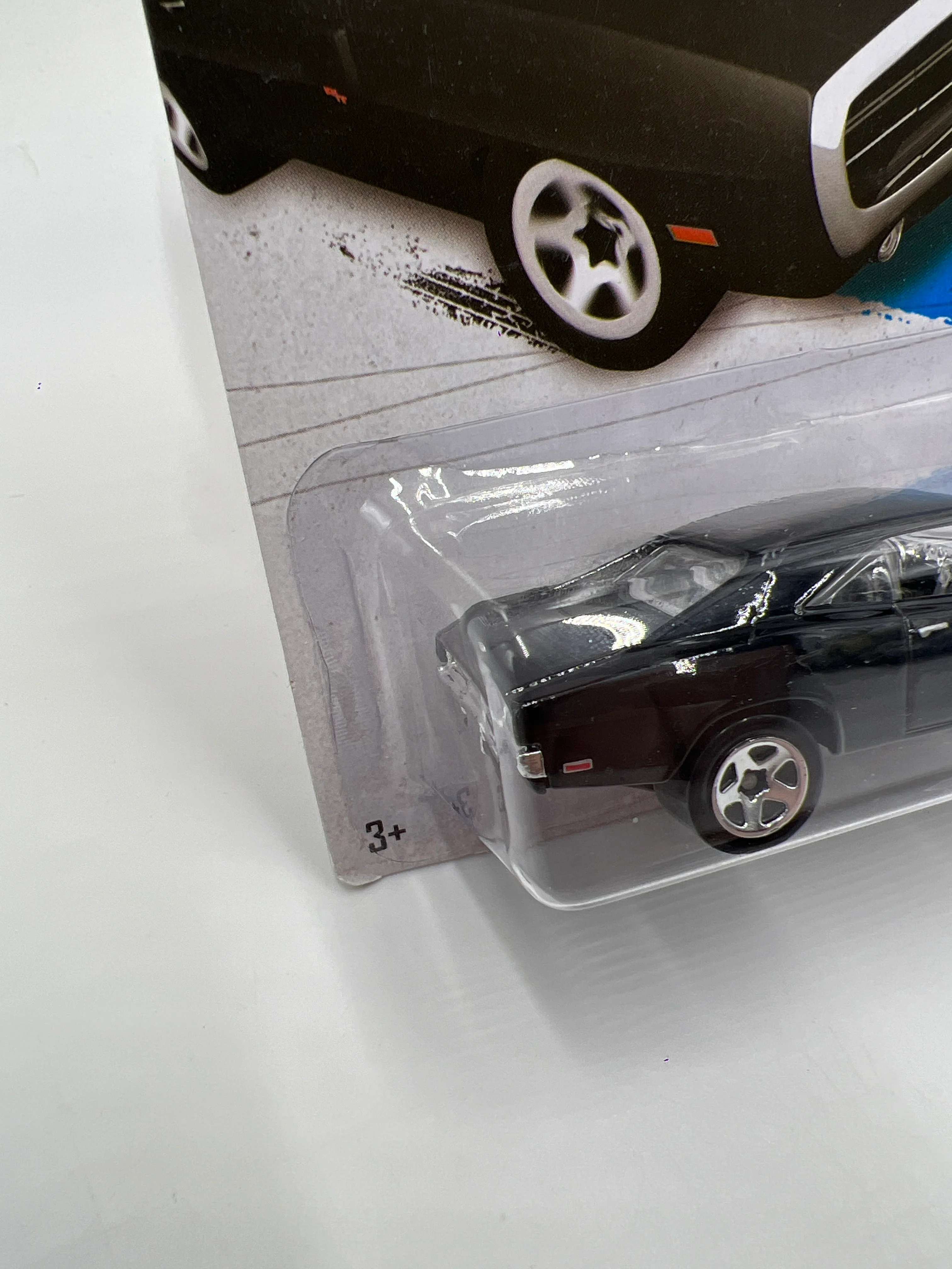 2013 Hot Wheels City #3 Fast & Furious 70 Dodge Charger R/T Black - Image 4