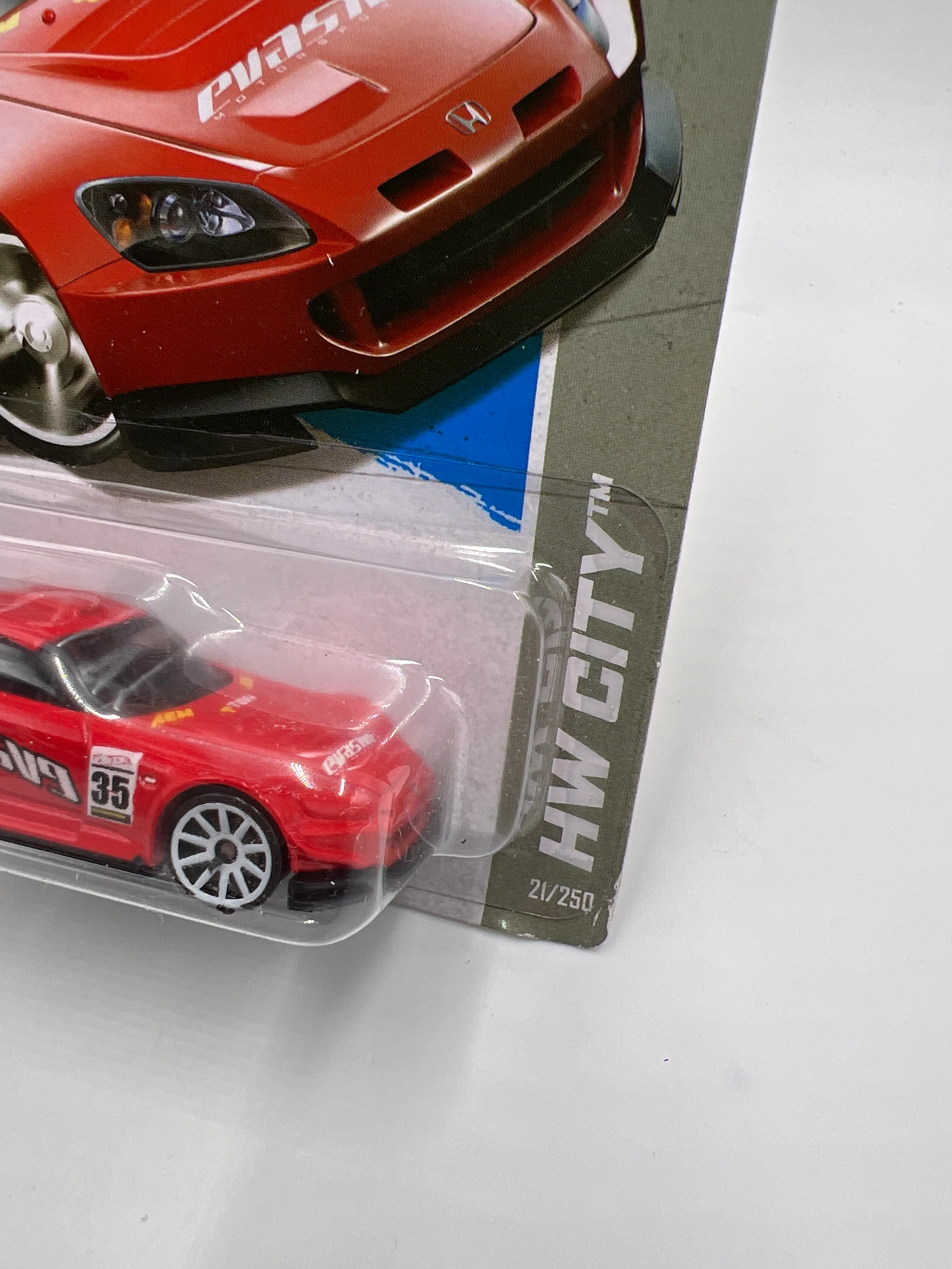 2013 Hot Wheels City #21 Honda S2000 Red 78A - Image 3
