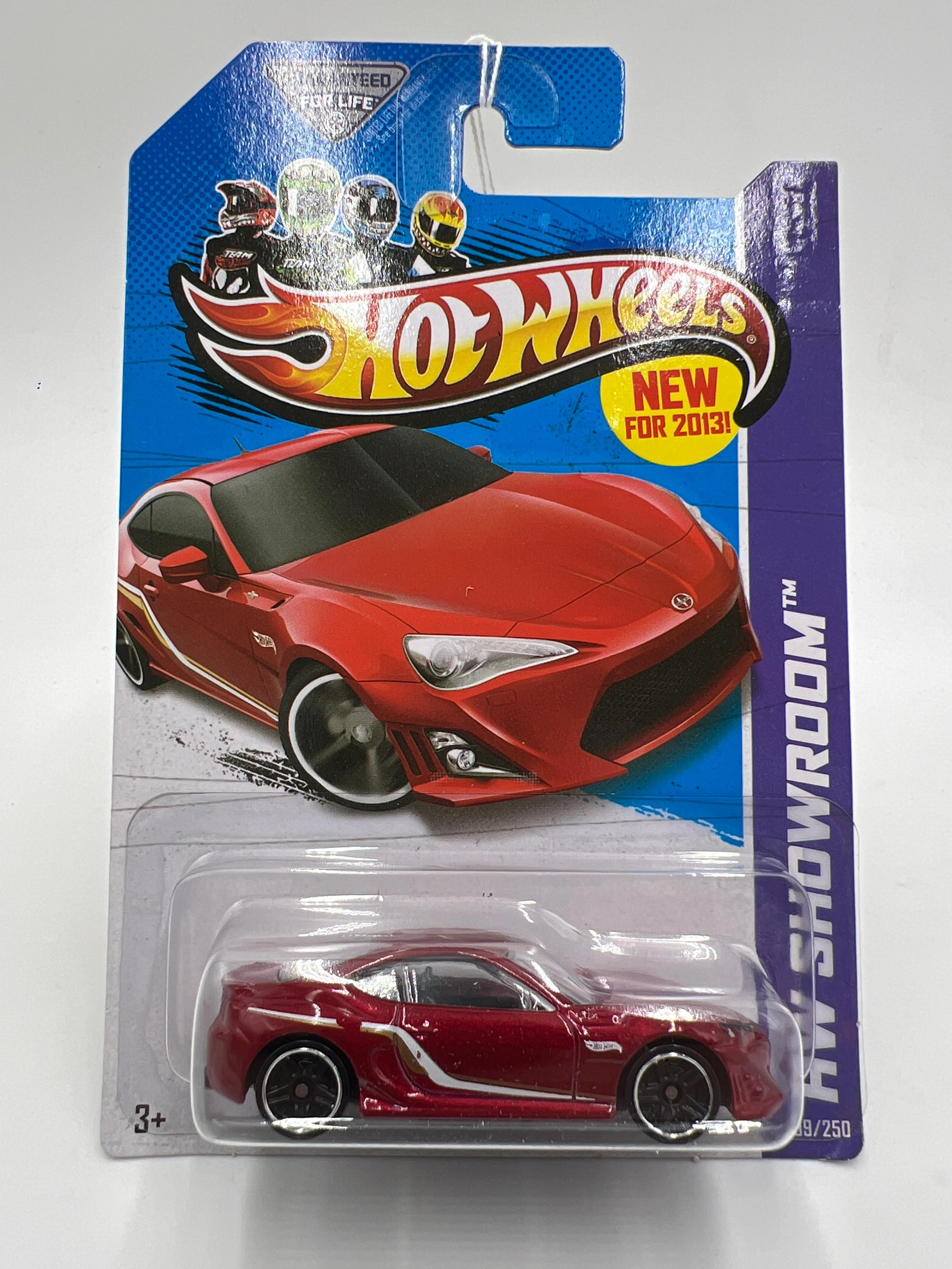 2013 Hot Wheels Showroom #199 Scion FR-S Red SR - Image 2