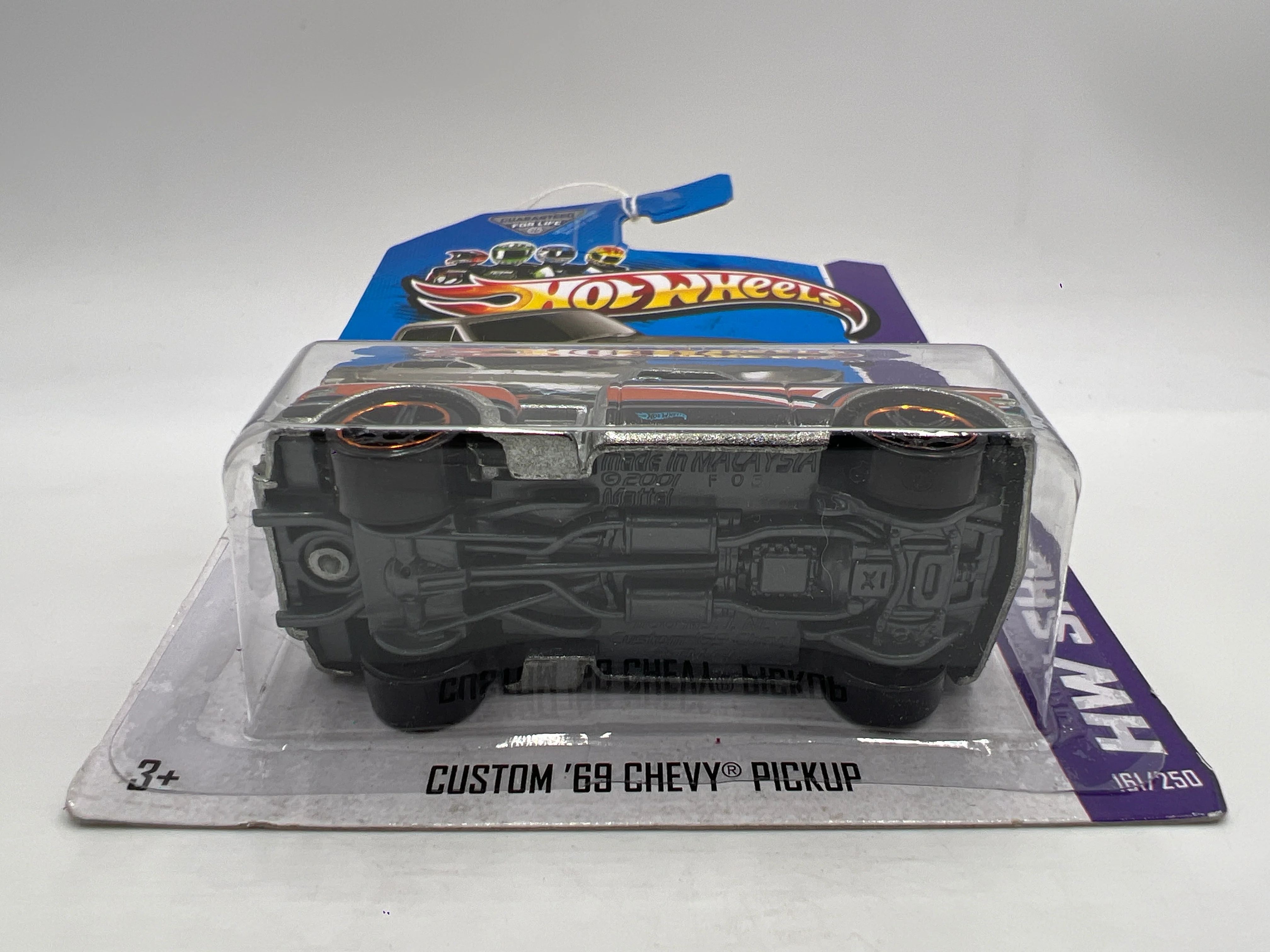 2013 Hot Wheels Walmart Exclusive Zamac 7 #161 Custom 69 Chevy Pickup 147B - Image 5