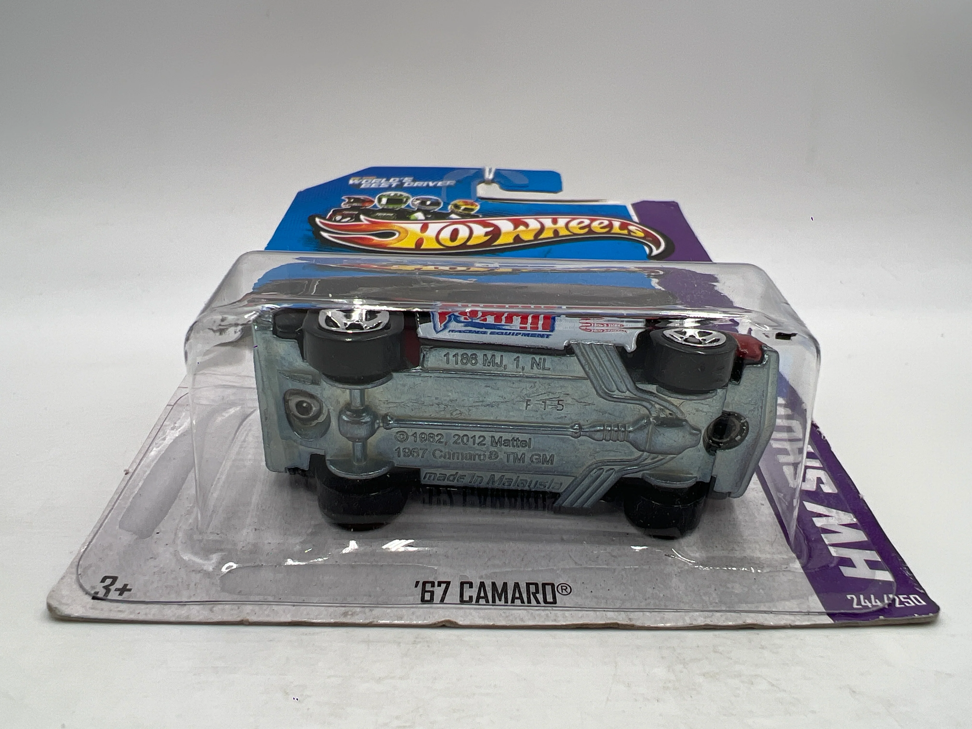 2013 Hot Wheels Showroom #244 67 Camaro Black Summit 18D - Image 5