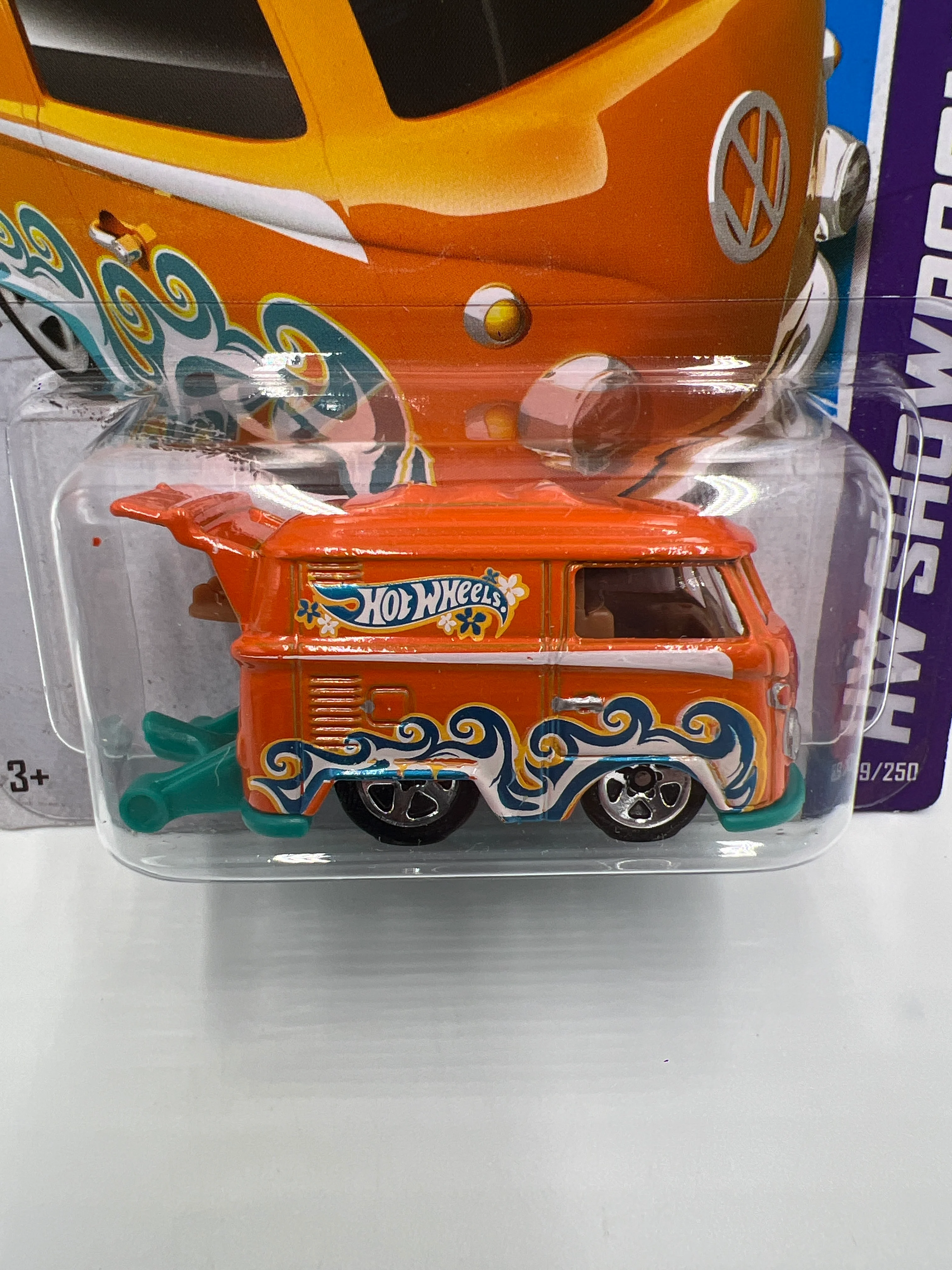 2013 Hot Wheels Showroom #169 Kool Kombi Orange 97B - Image 2