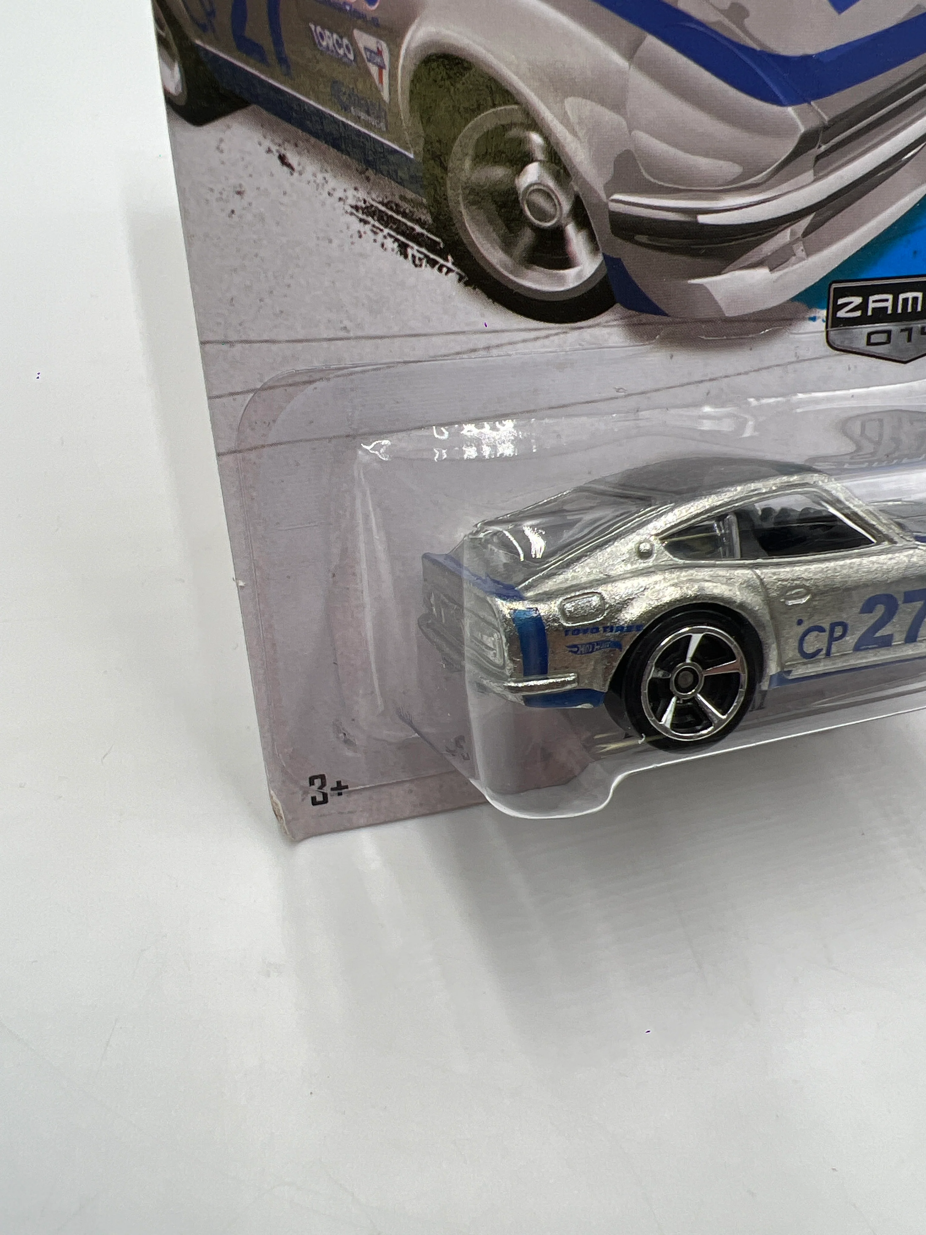 2013 Hot Wheels Showroom #159 Zamac Datsun 240Z Red Hood Letter Variation HTF W/Protector - Image 6