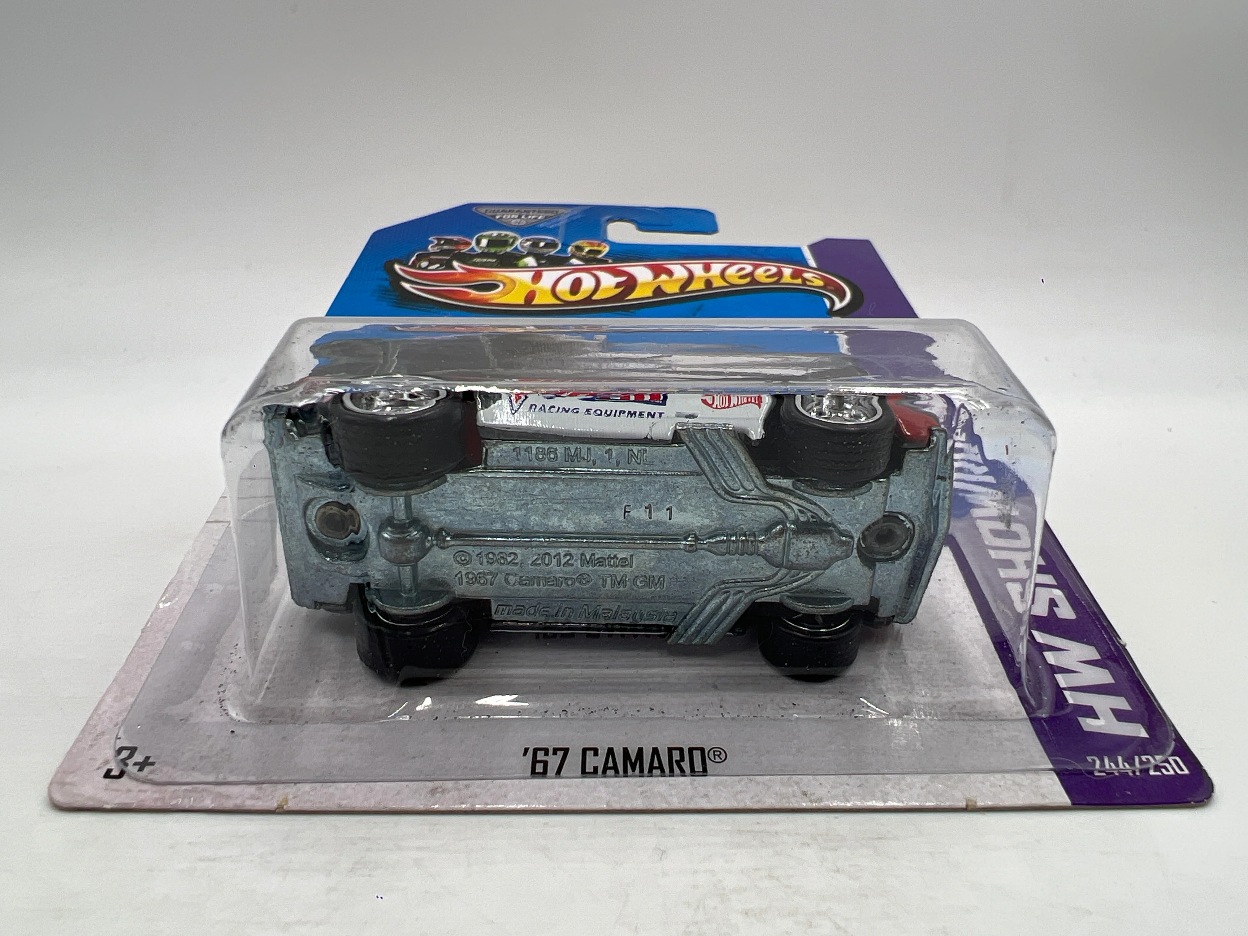 2013 Hot Wheels Super Treasure Hunt #244 67 Camaro Summit W/ Protector - Image 5