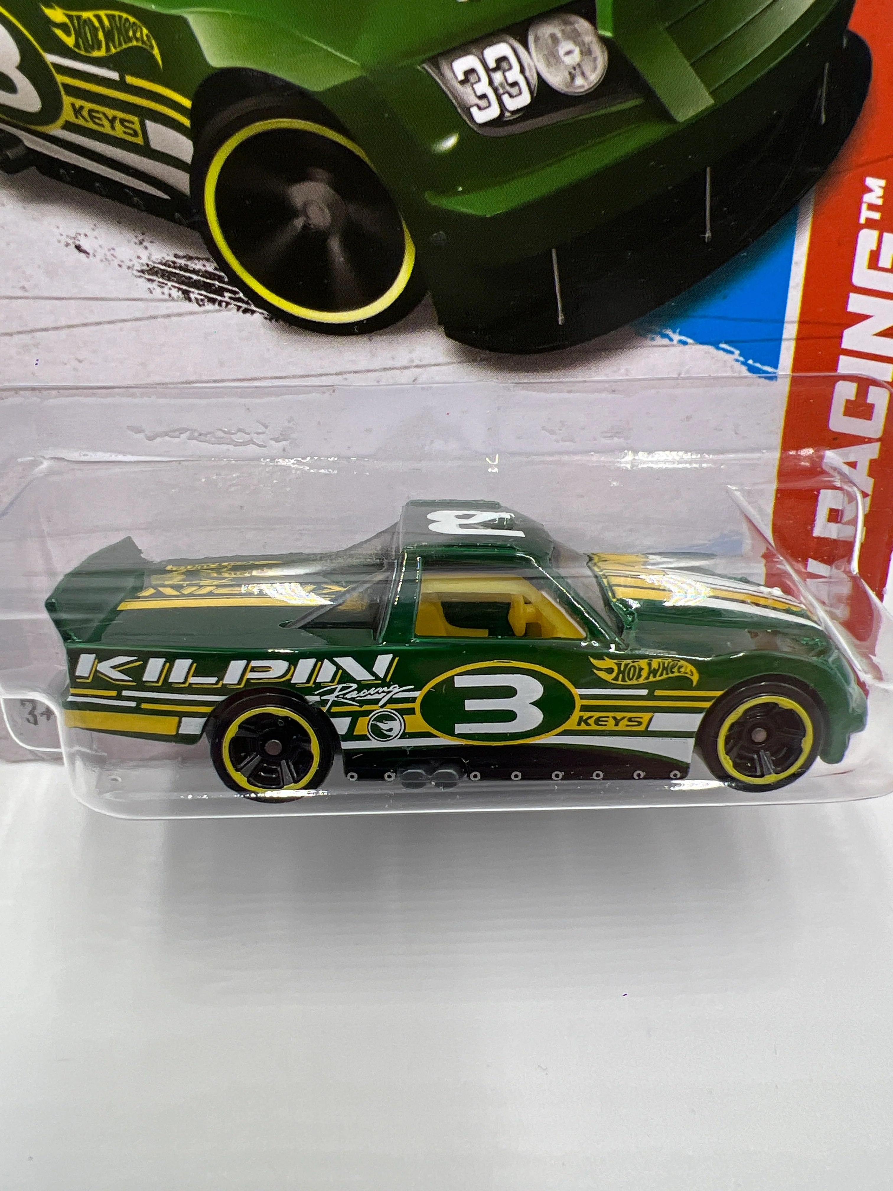 2013 Hot Wheels Treasure Hunt #121 Circle Trucker Green - Image 2