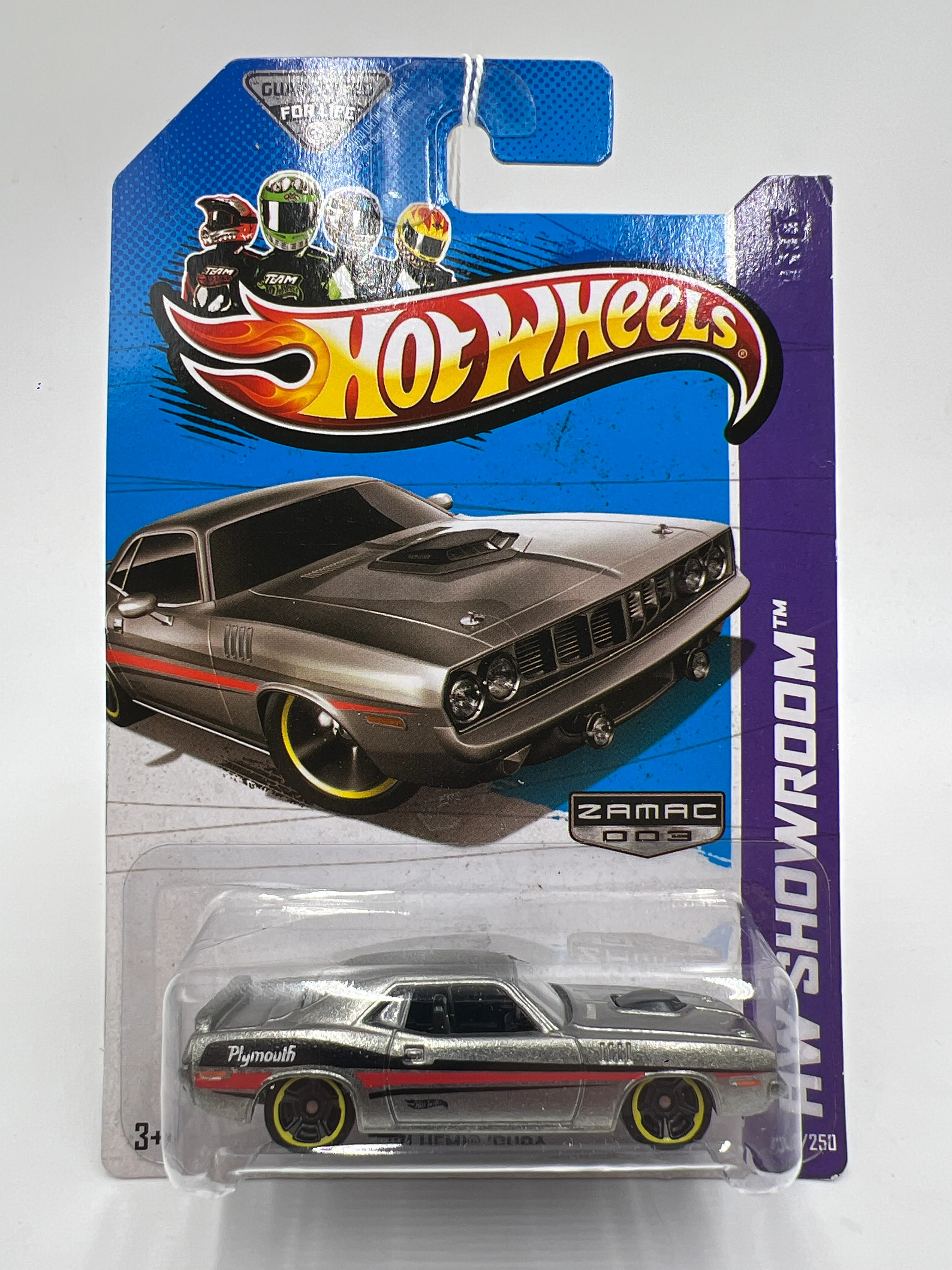 2013 Hot Wheels Walmart Zamac 3 #234 71 Hemi Cuda 148F