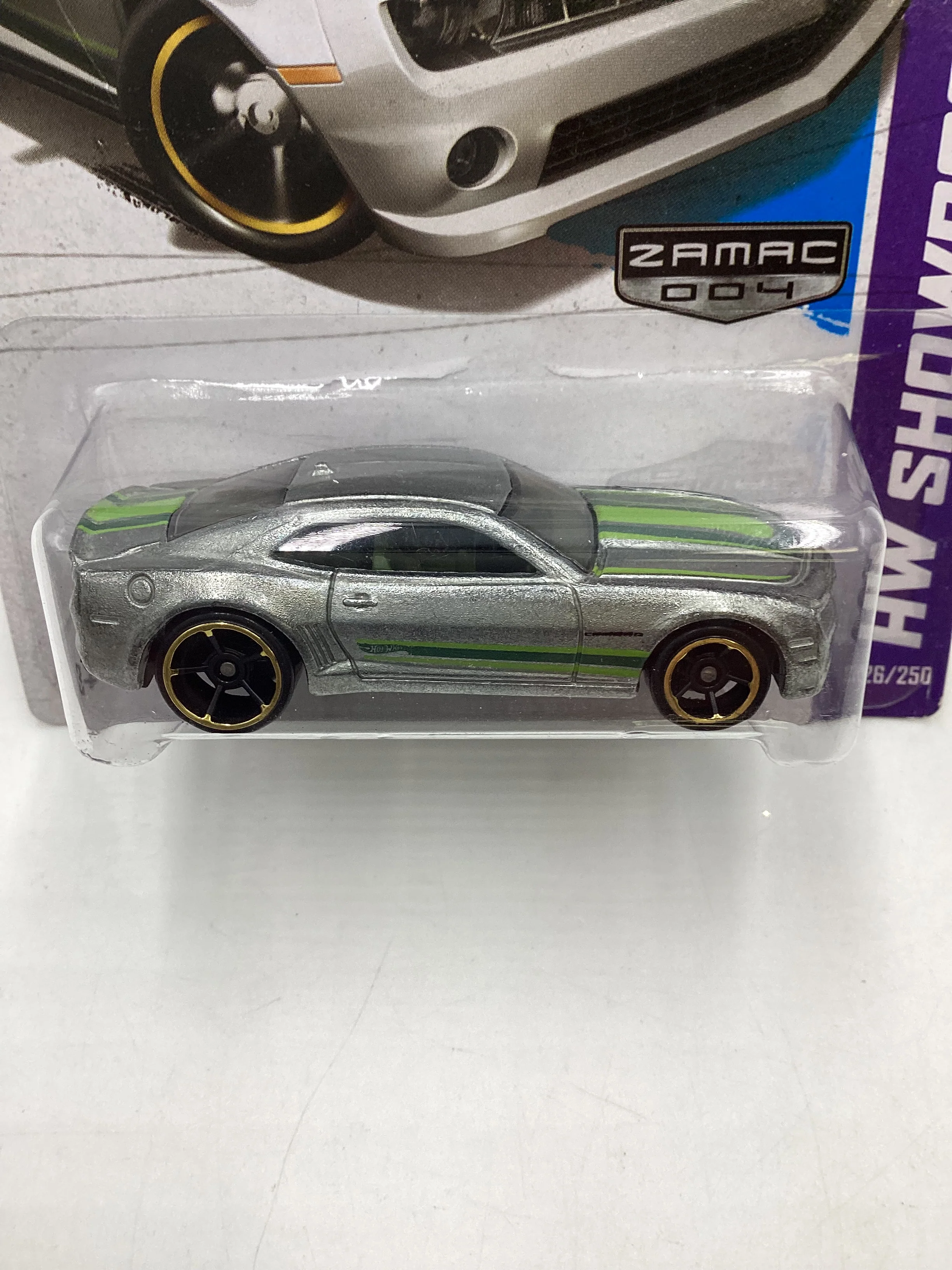 2013 Hot Wheels Zamac #004 10 Camaro SS #226 143H - Image 3