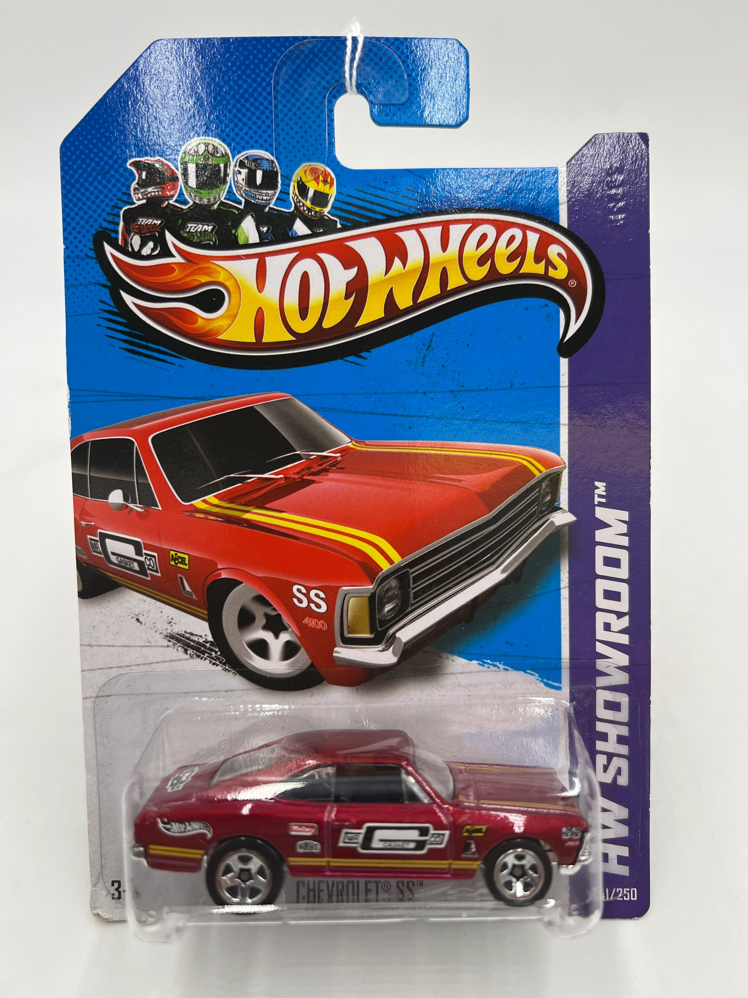 2013 Hot Wheels Showroom #241 Chevrolet SS Red - Image 2