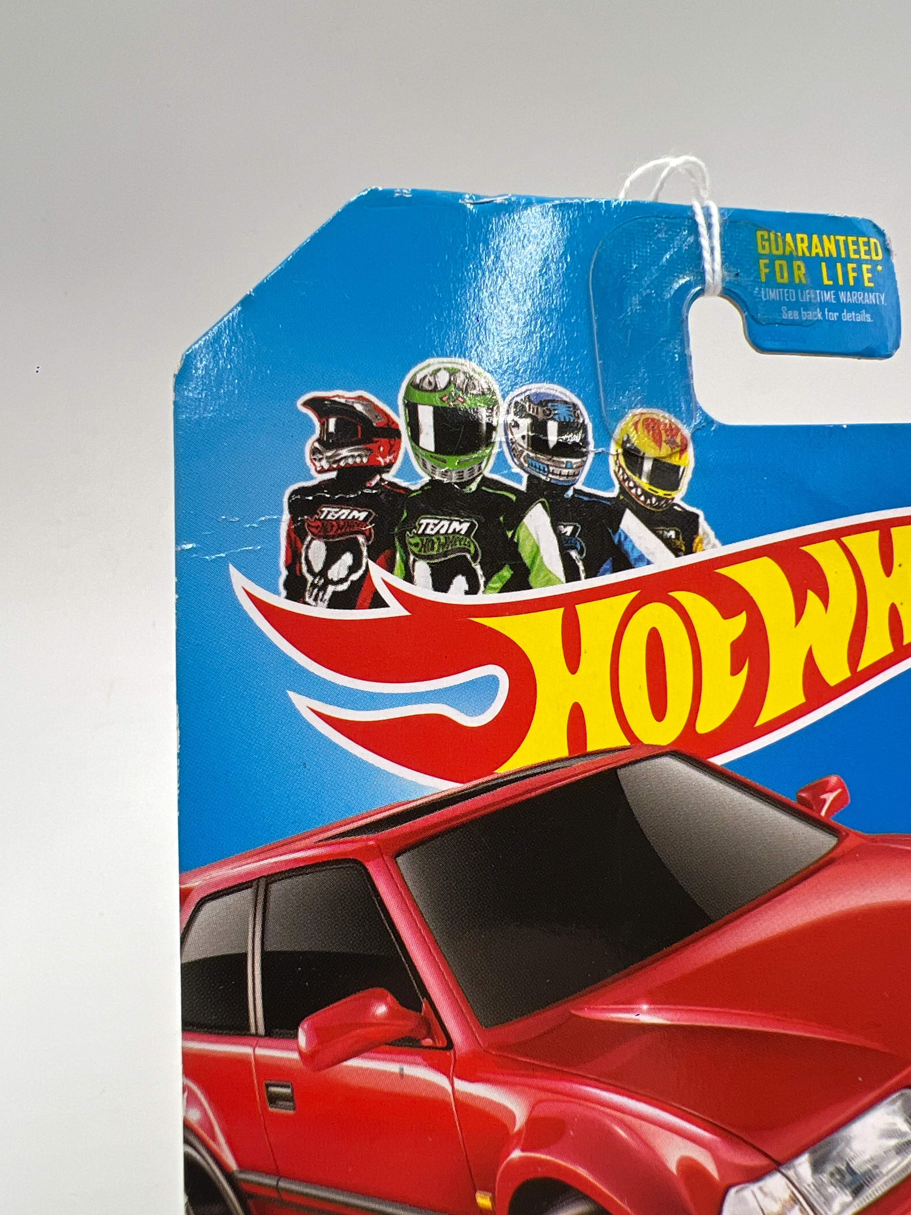 2014 Hot Wheels City #30 1990 Honda Civic EF Red Bad Card 78A - Image 6
