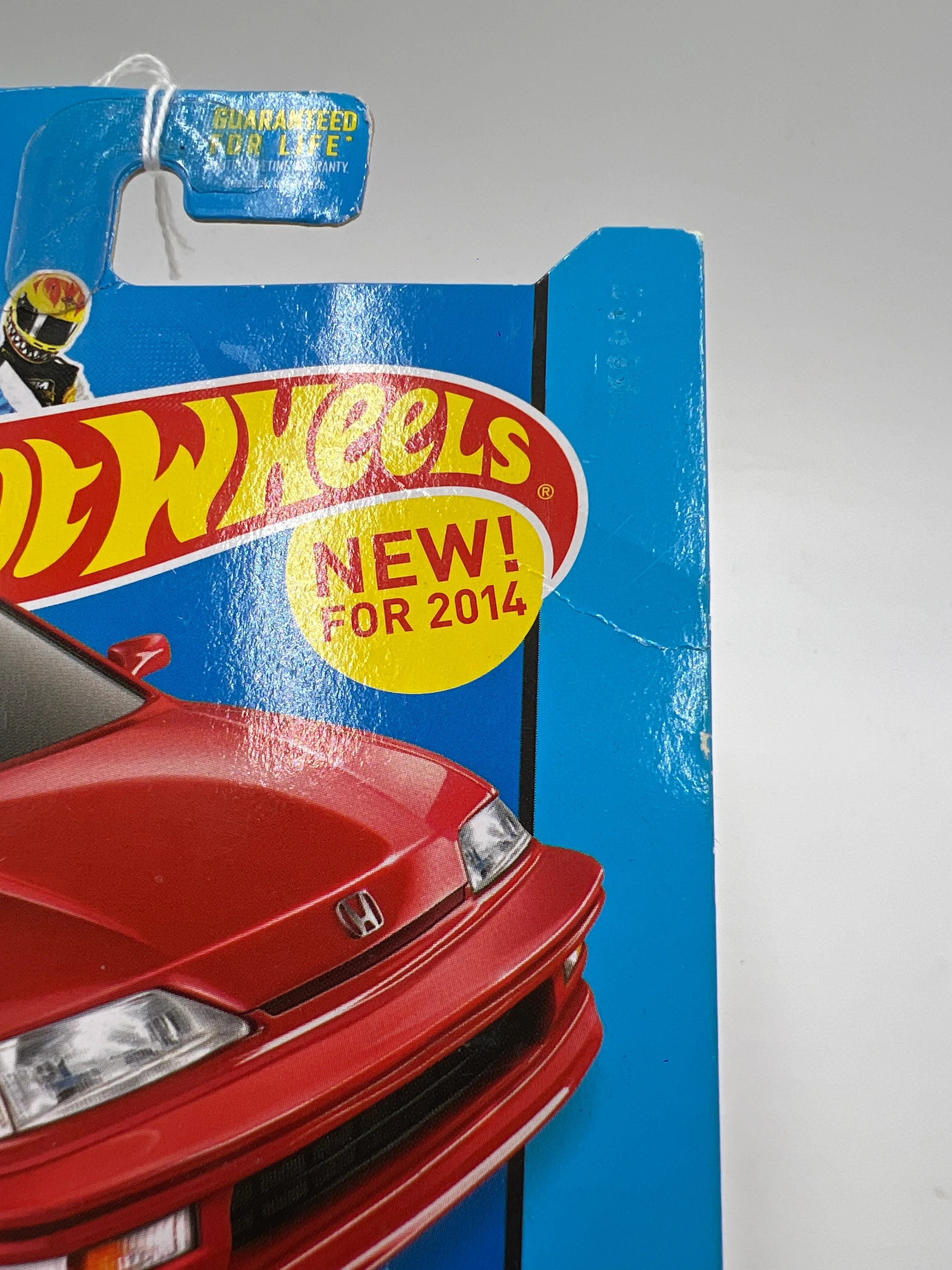2014 Hot Wheels City #30 1990 Honda Civic EF Red Bad Card 78A - Image 7