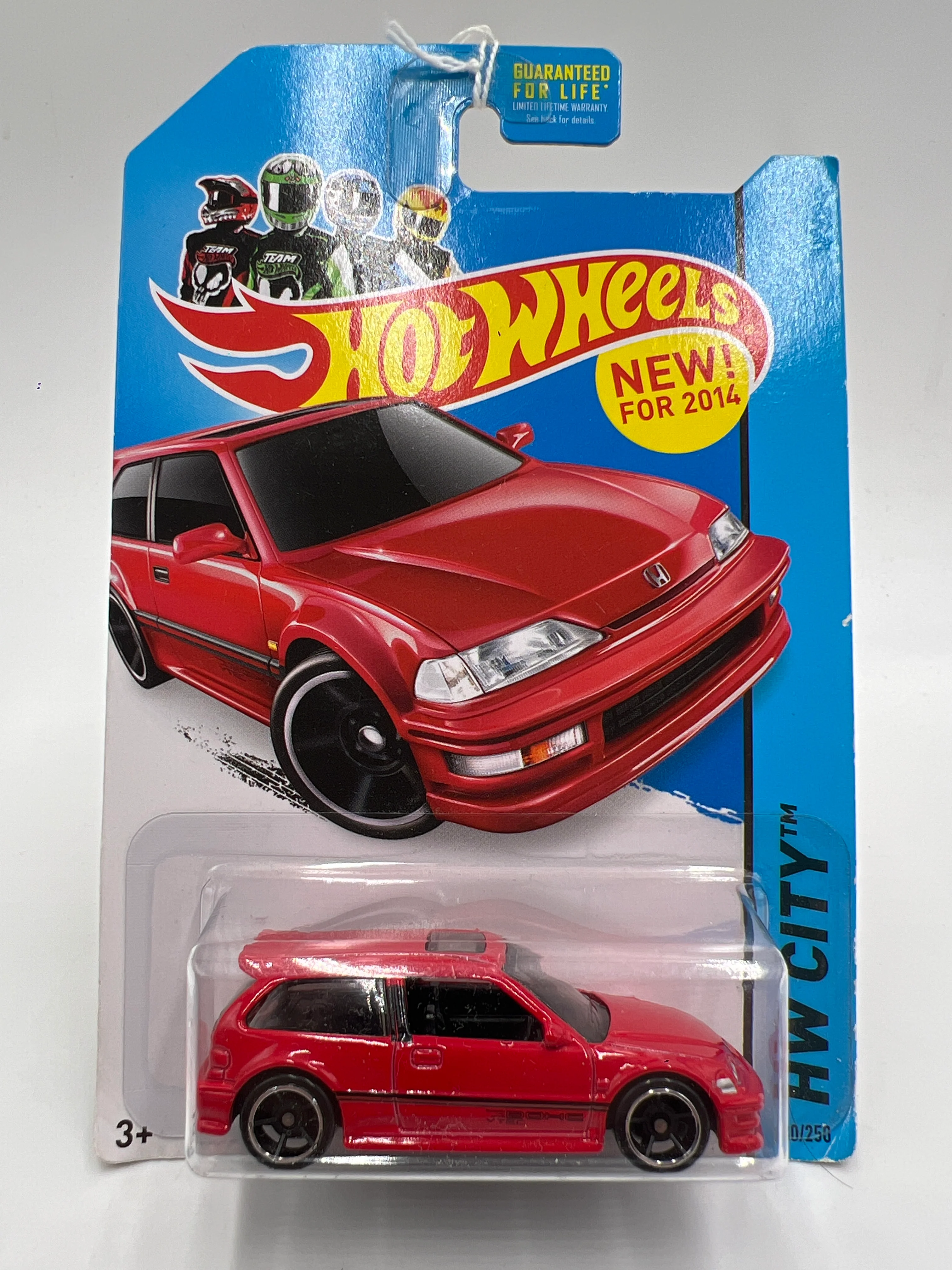 2014 Hot Wheels City #30 1990 Honda Civic EF Red 78A