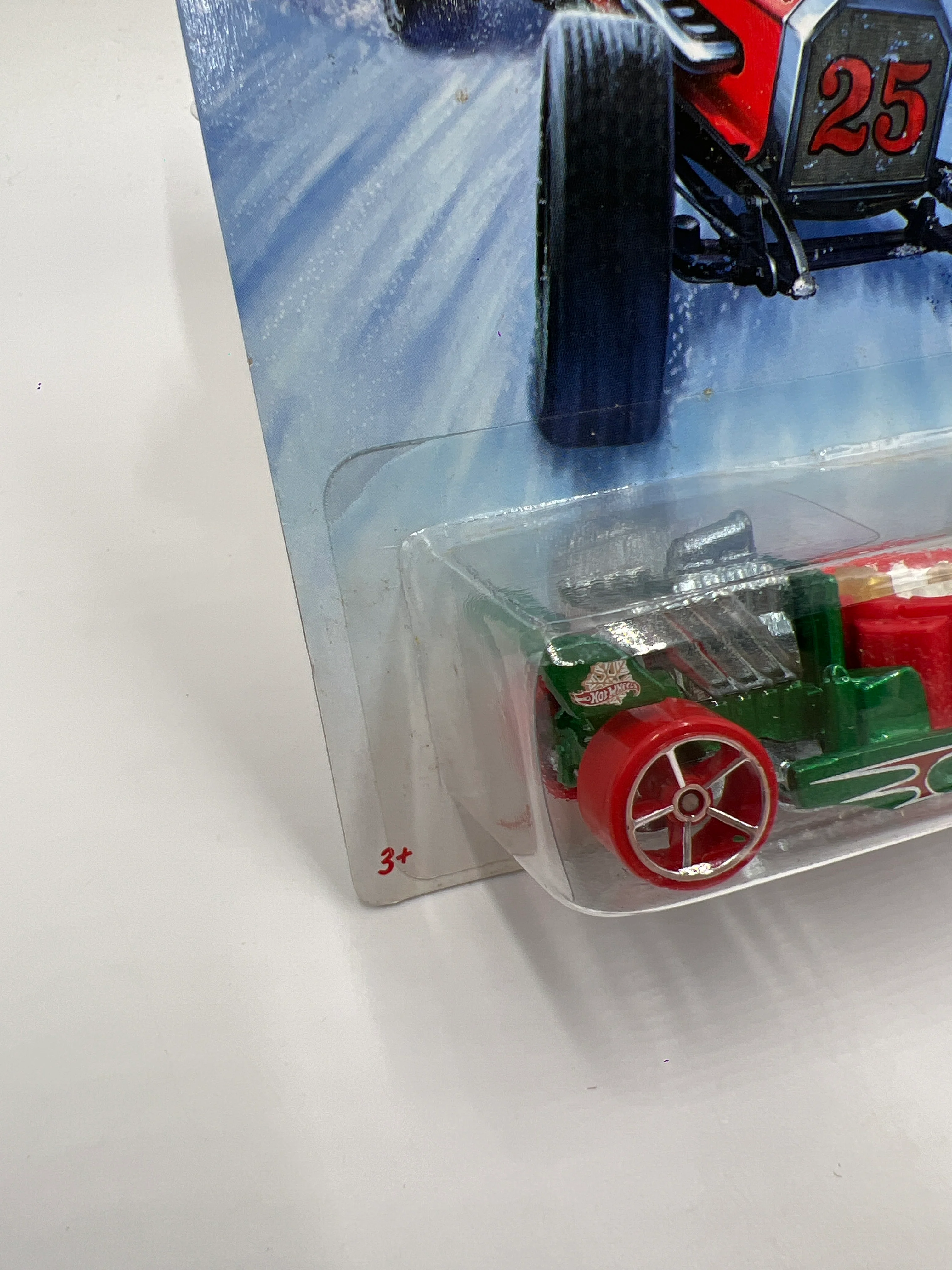 2014 Hot Wheels Holiday Hot Rods #6 Hot Tub Green/Red 150D - Image 4