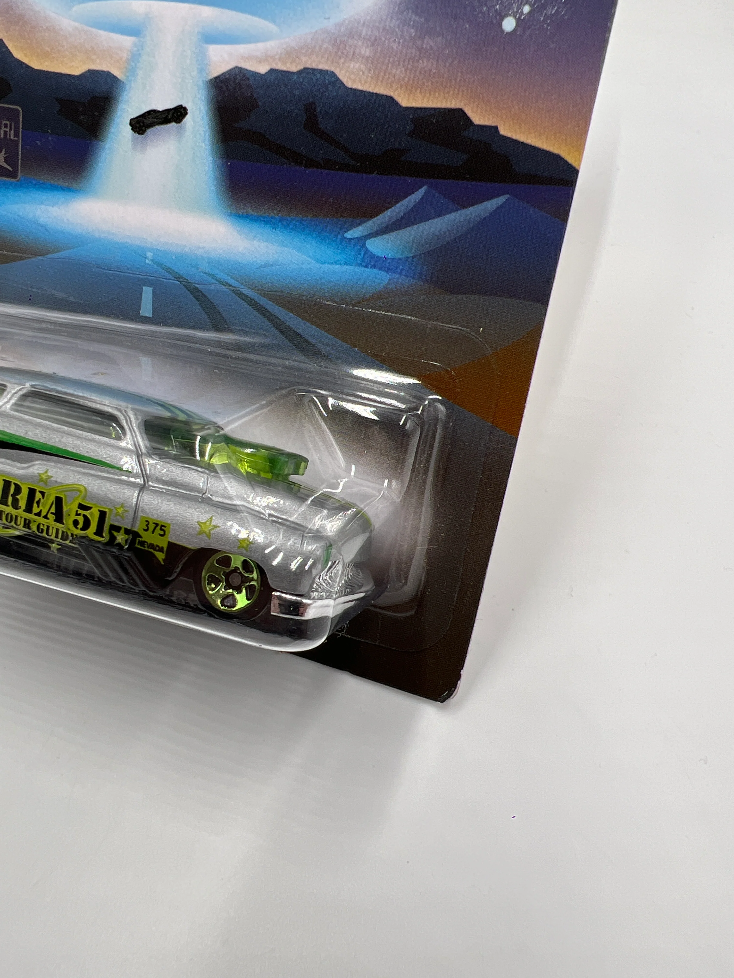 2014 Hot Wheels HW Road Trippin  #5 49 Drag Merc Silver 161A - Image 4