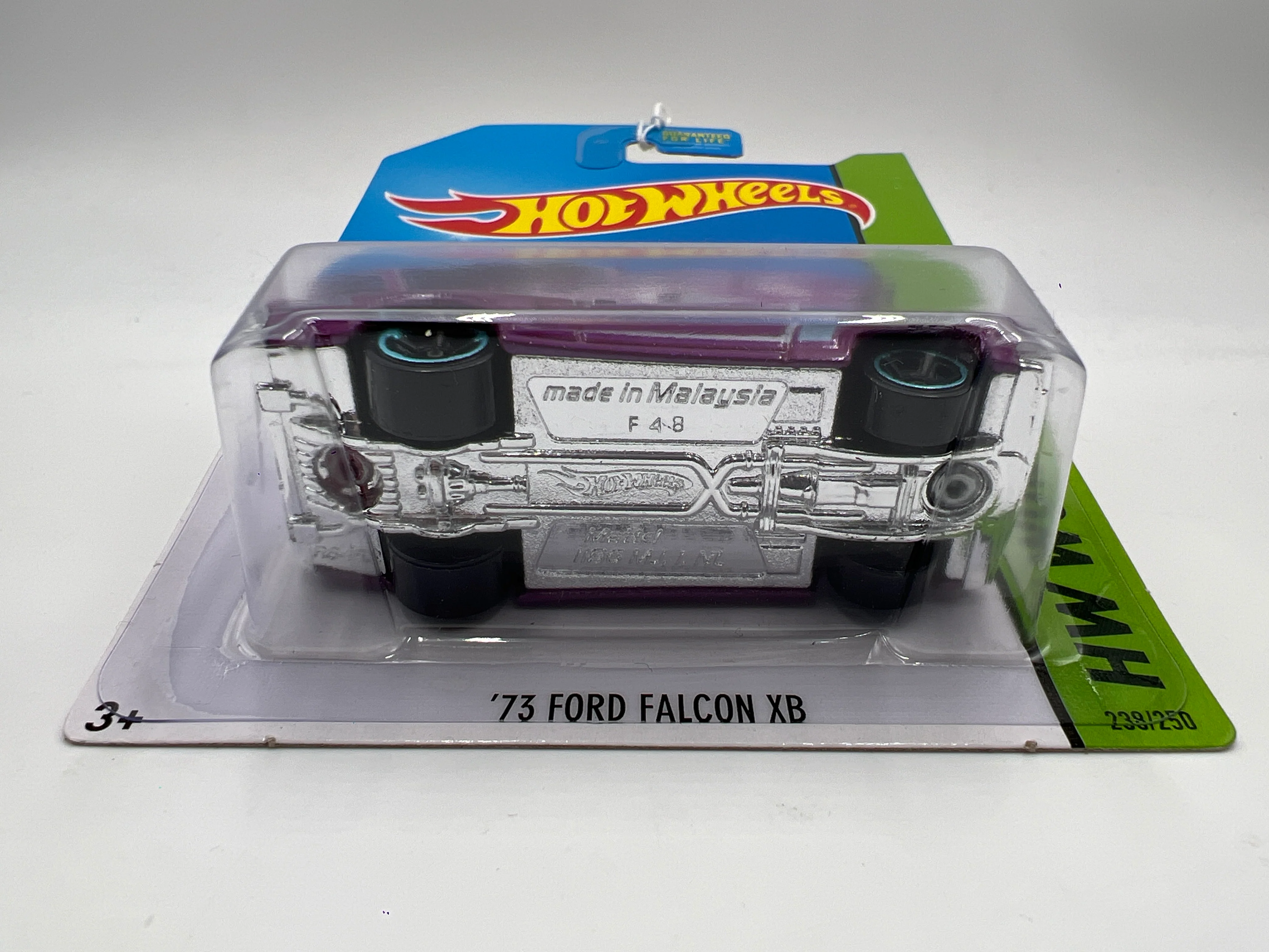 2014 Hot Wheels Kmart Exclusive Workshop #238 73 Ford Falcon XB Purple 234A - Image 6