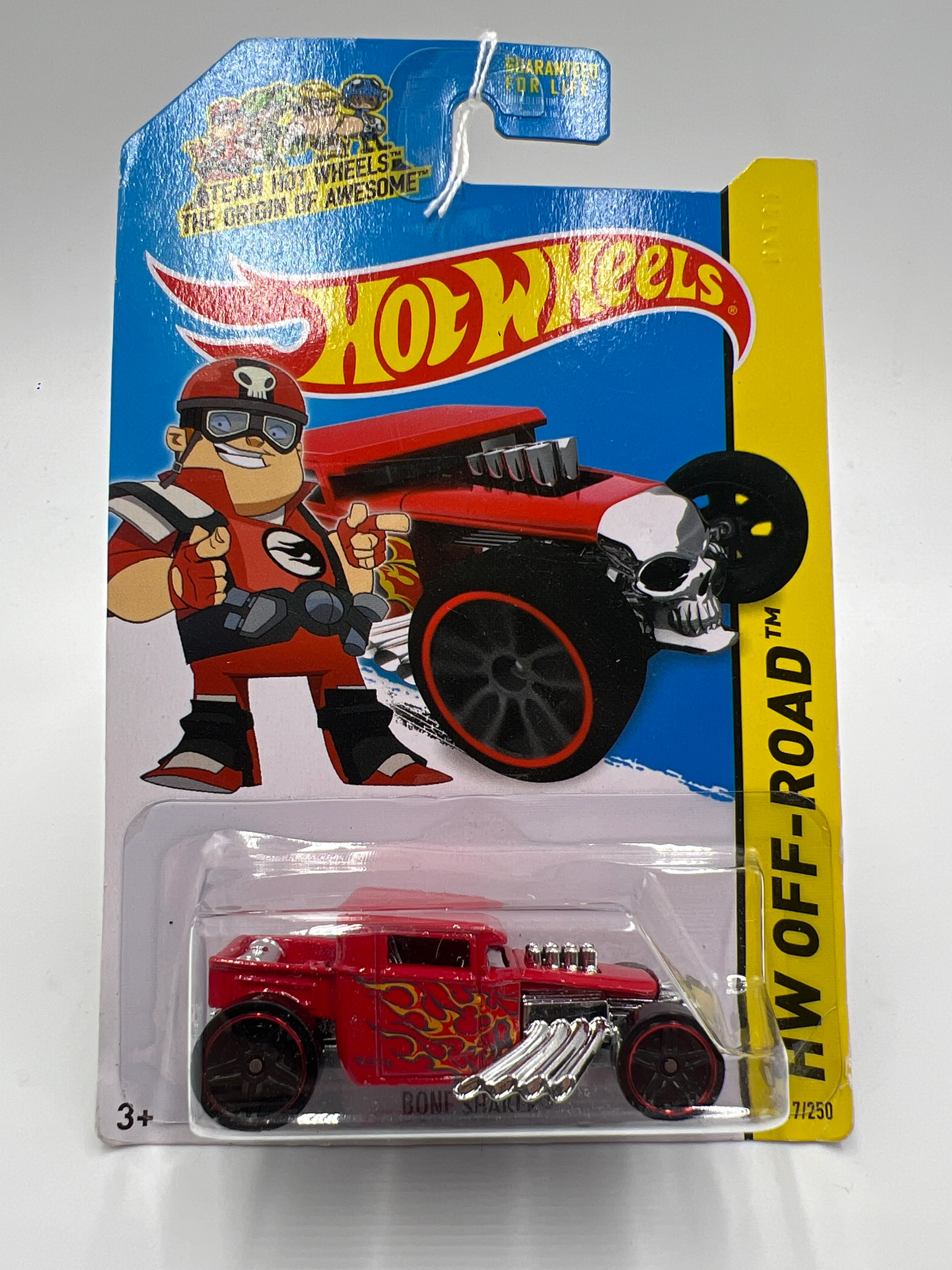 2014 Hot Wheels Off-Road #117 Bone Shaker Red 57B - Image 2