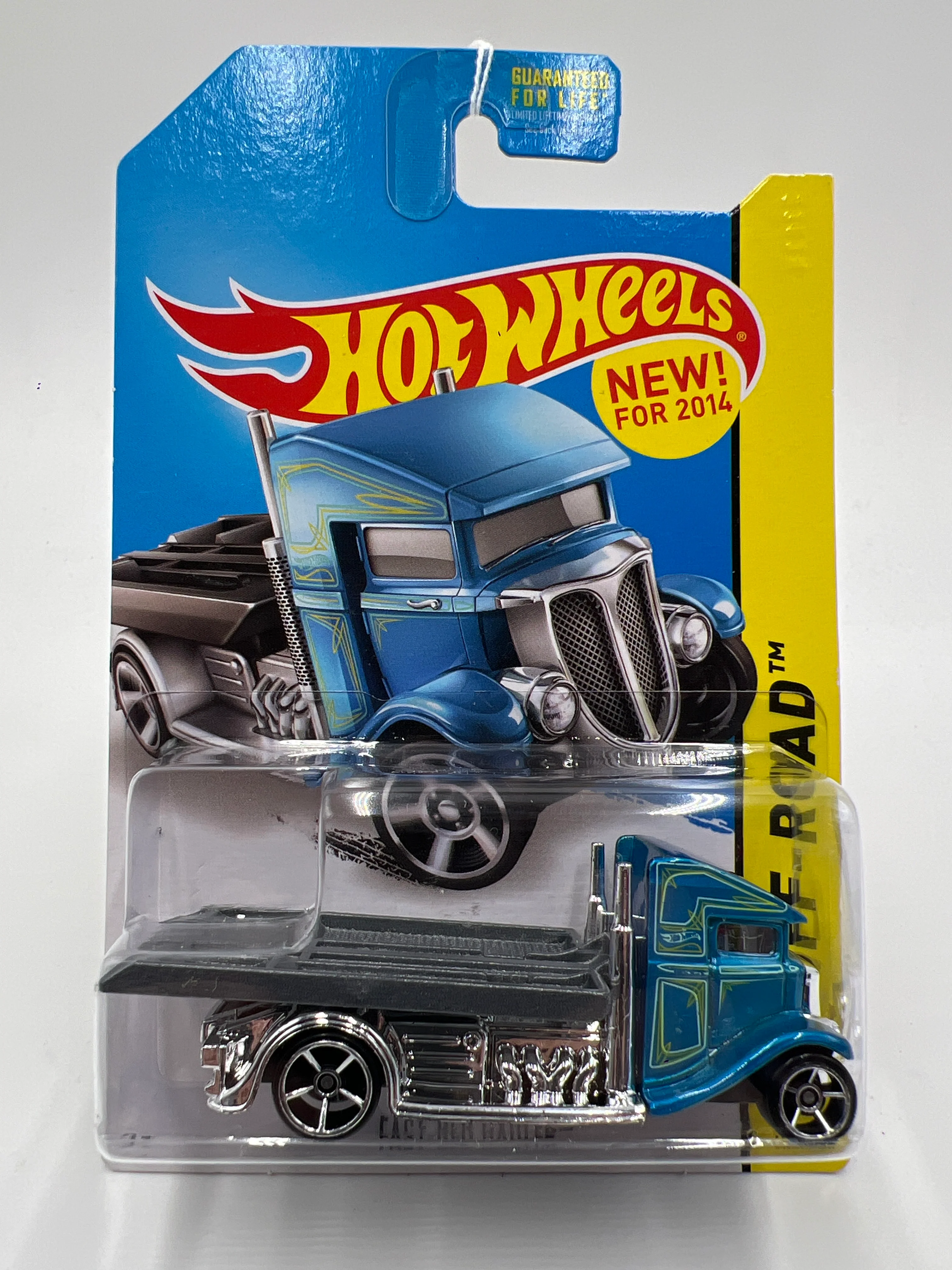 2014 Hot Wheels Off-Road #105 Fast-Bed Hauler Blue 54H - Image 2