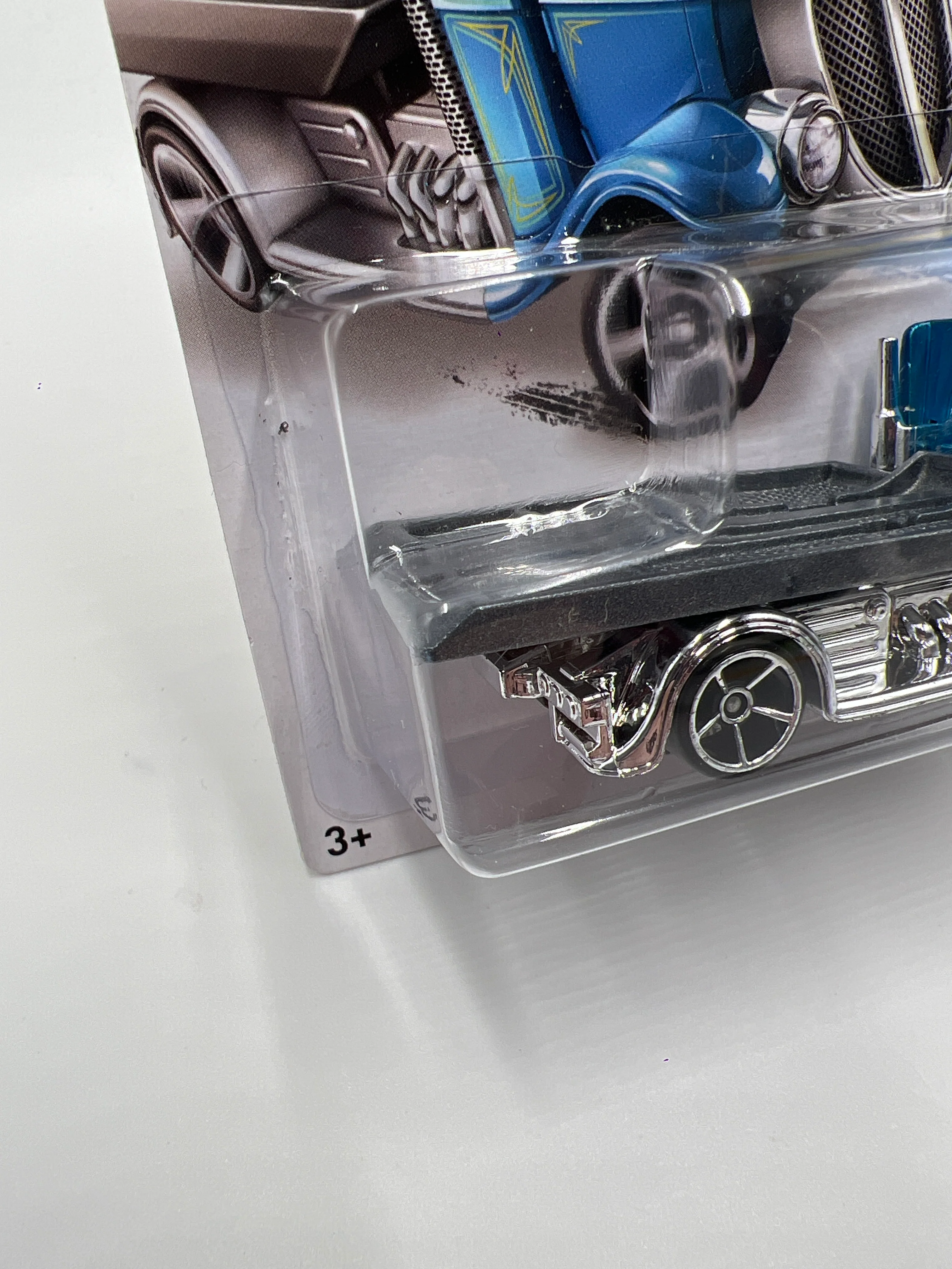 2014 Hot Wheels Off-Road #105 Fast-Bed Hauler Blue 54H - Image 5