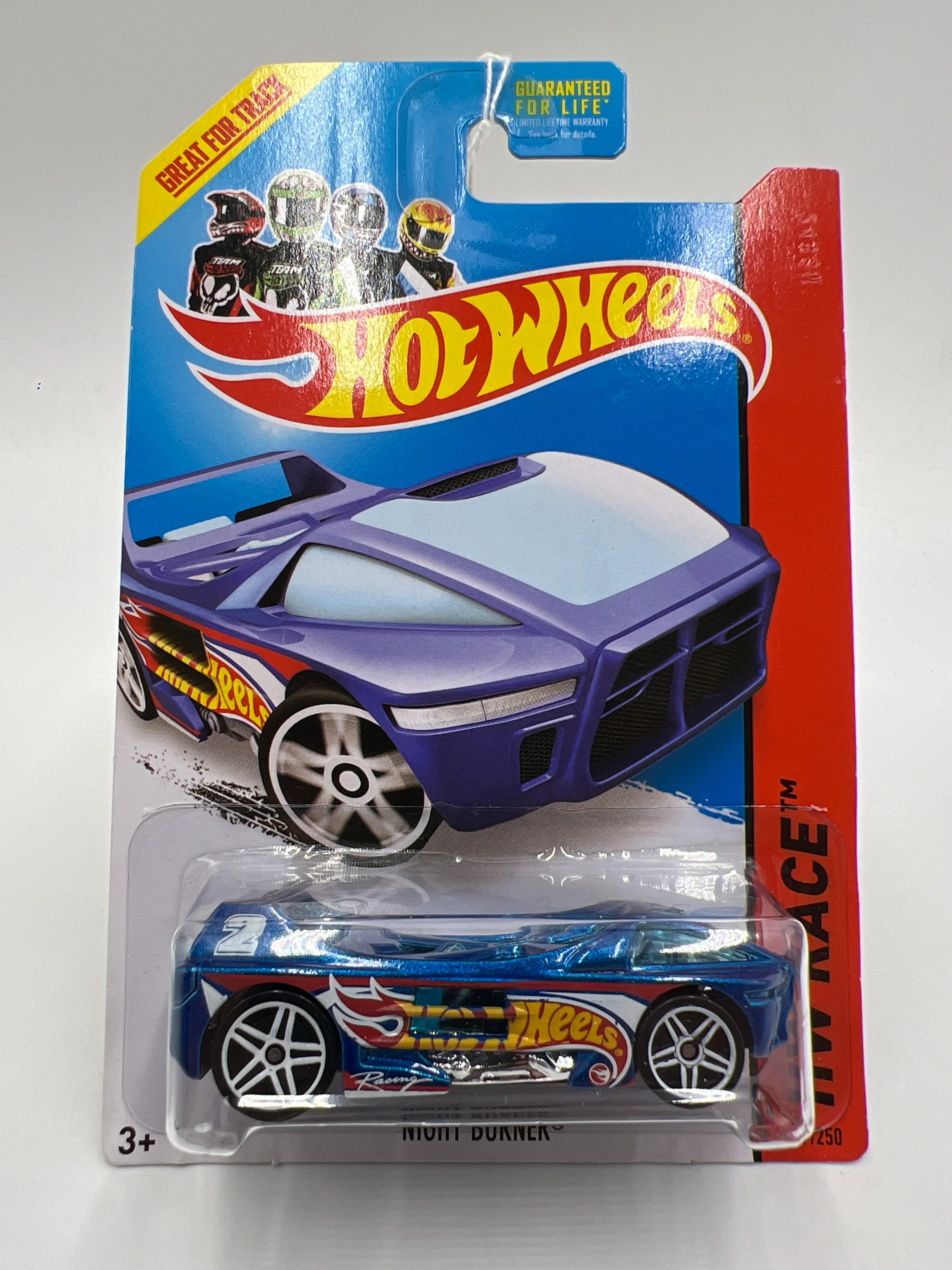 2014 Hot Wheels Race Treasure Hunt #147 Night Burner Blue 277C