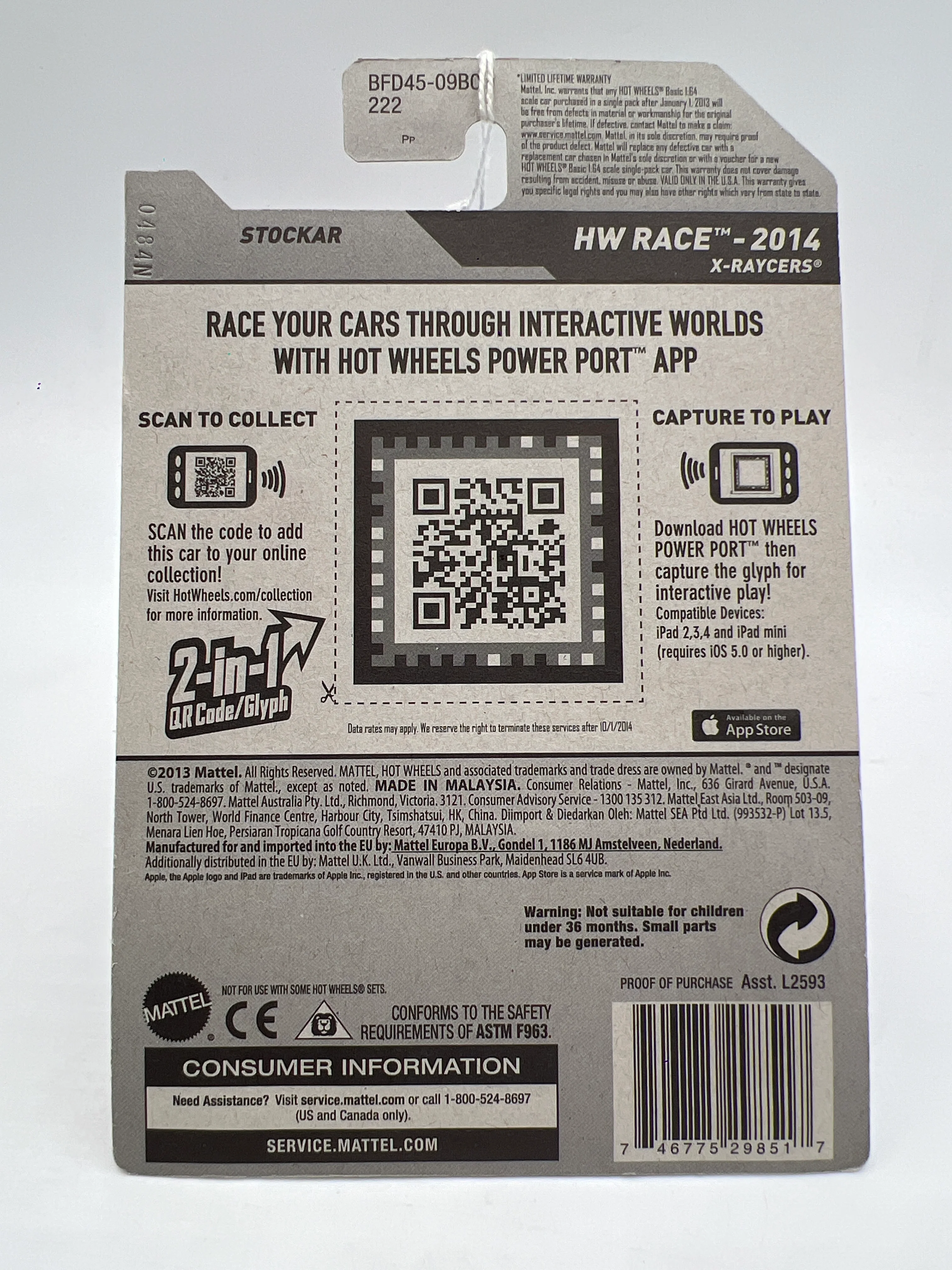 2014 Hot Wheels Treasure Hunt #177 Stockar 274D - Image 6