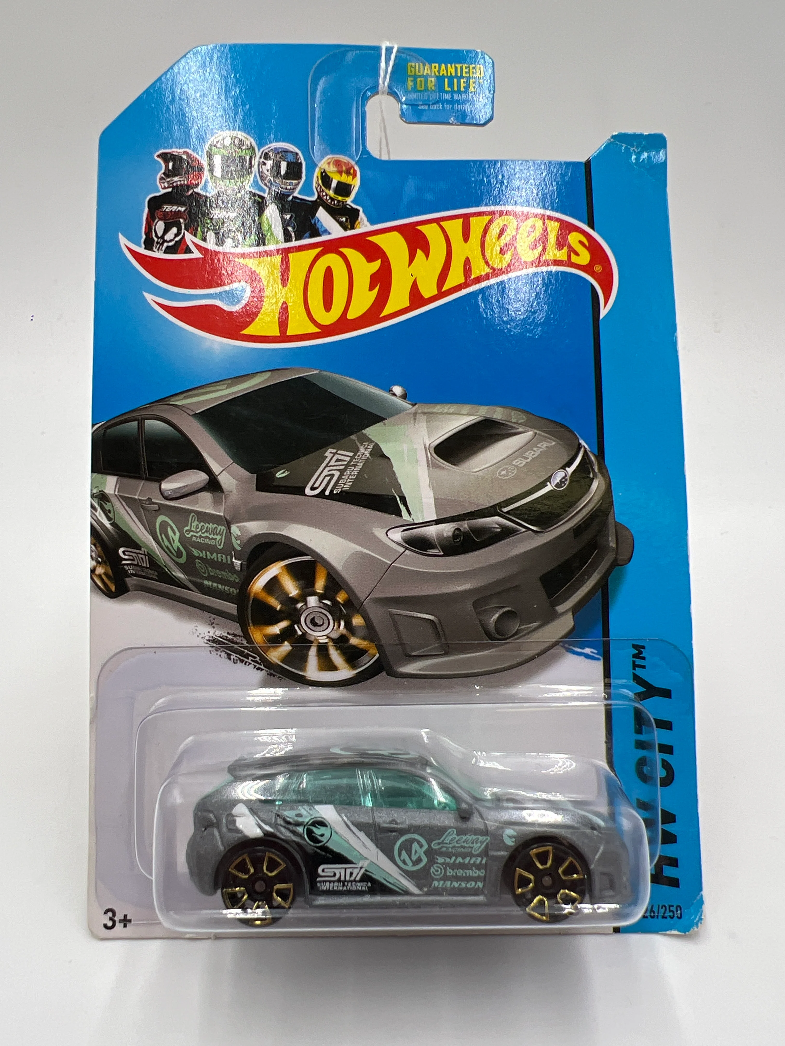 2014 Hot Wheels City Treasure Hunt #26 Subaru WRX STI Gray 277B