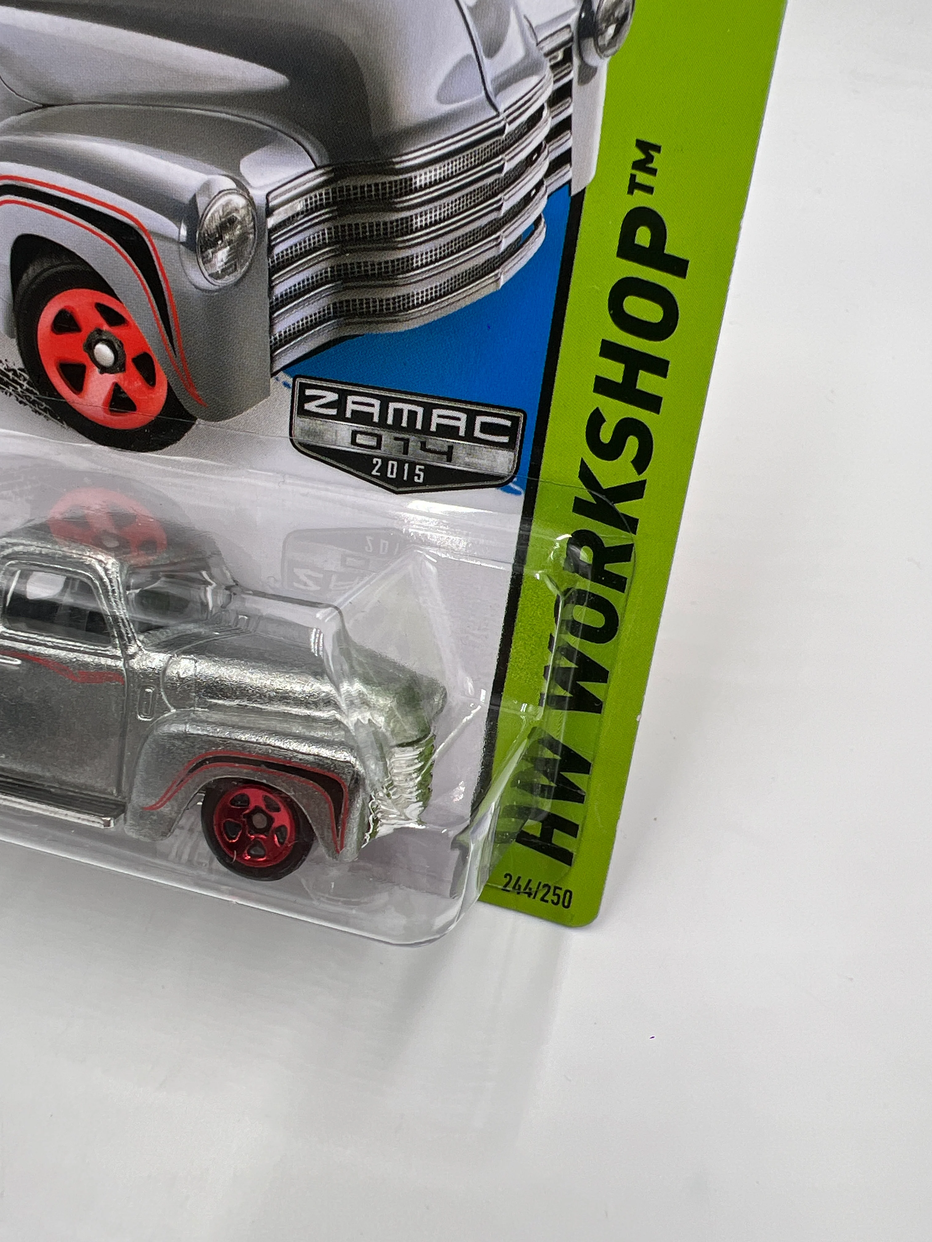 2015 Hot Wheels Walmart Exclusive Zamac 014 #244 52 Chevy - Image 4