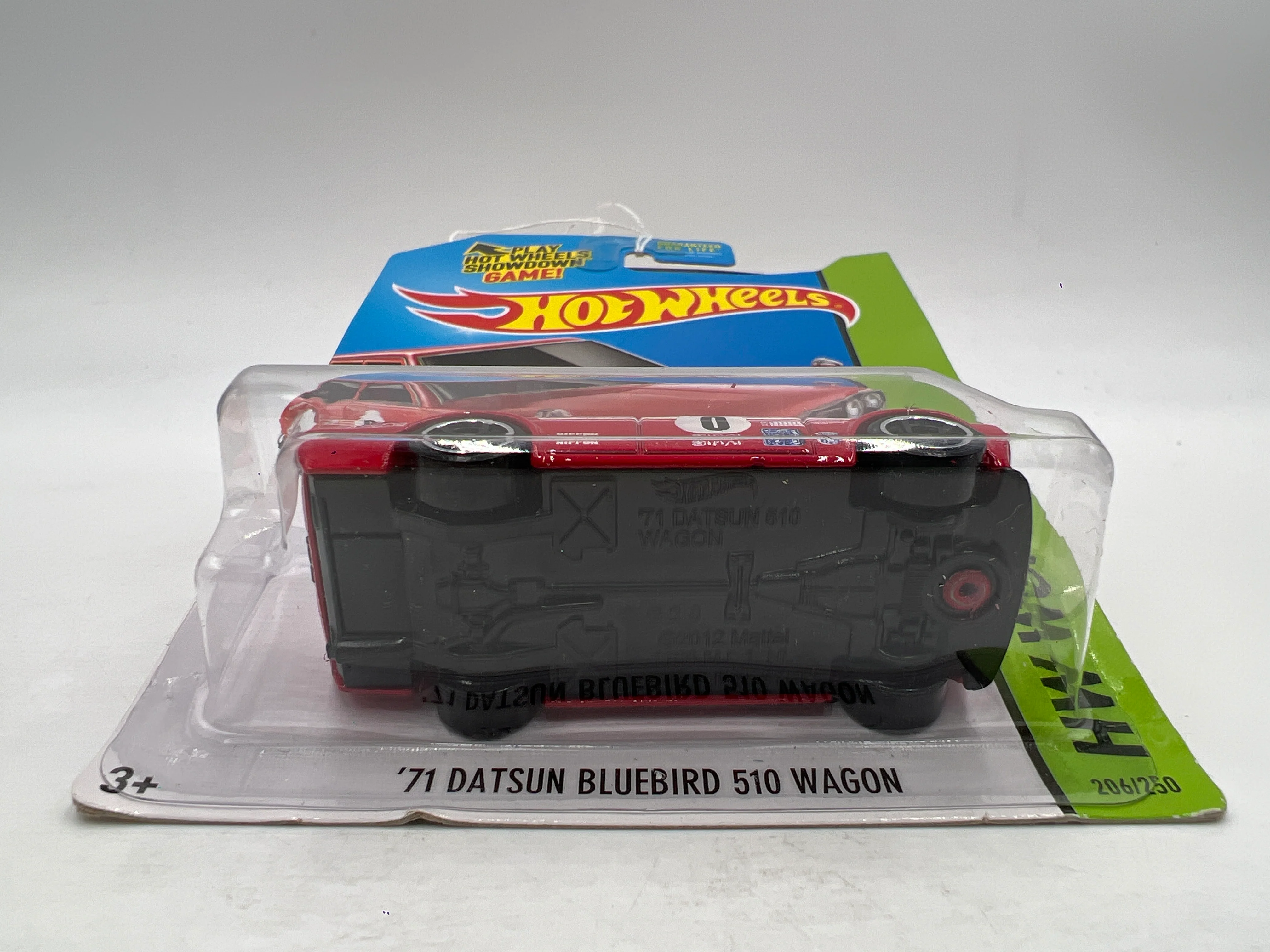 2014 Hot Wheels Workshop #206 71 Datsun Bluebird 510 Wagon Red 88D - Image 5