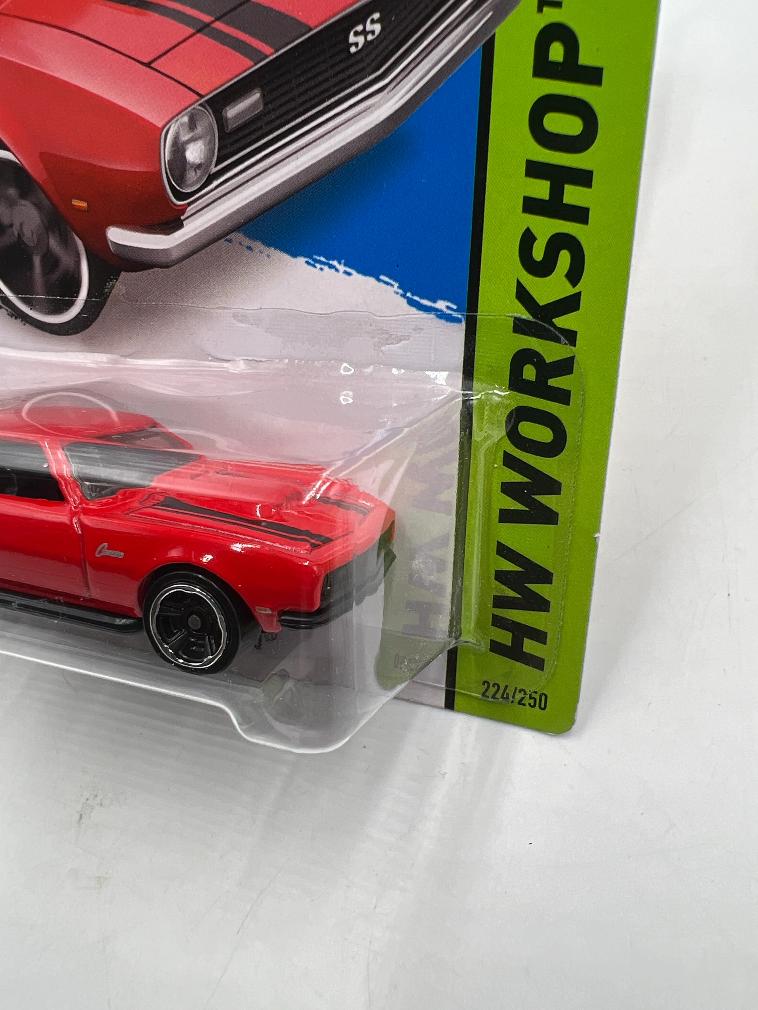 2014 Hot Wheels Workshop #224 68 Copo Camaro Red 16H - Image 4