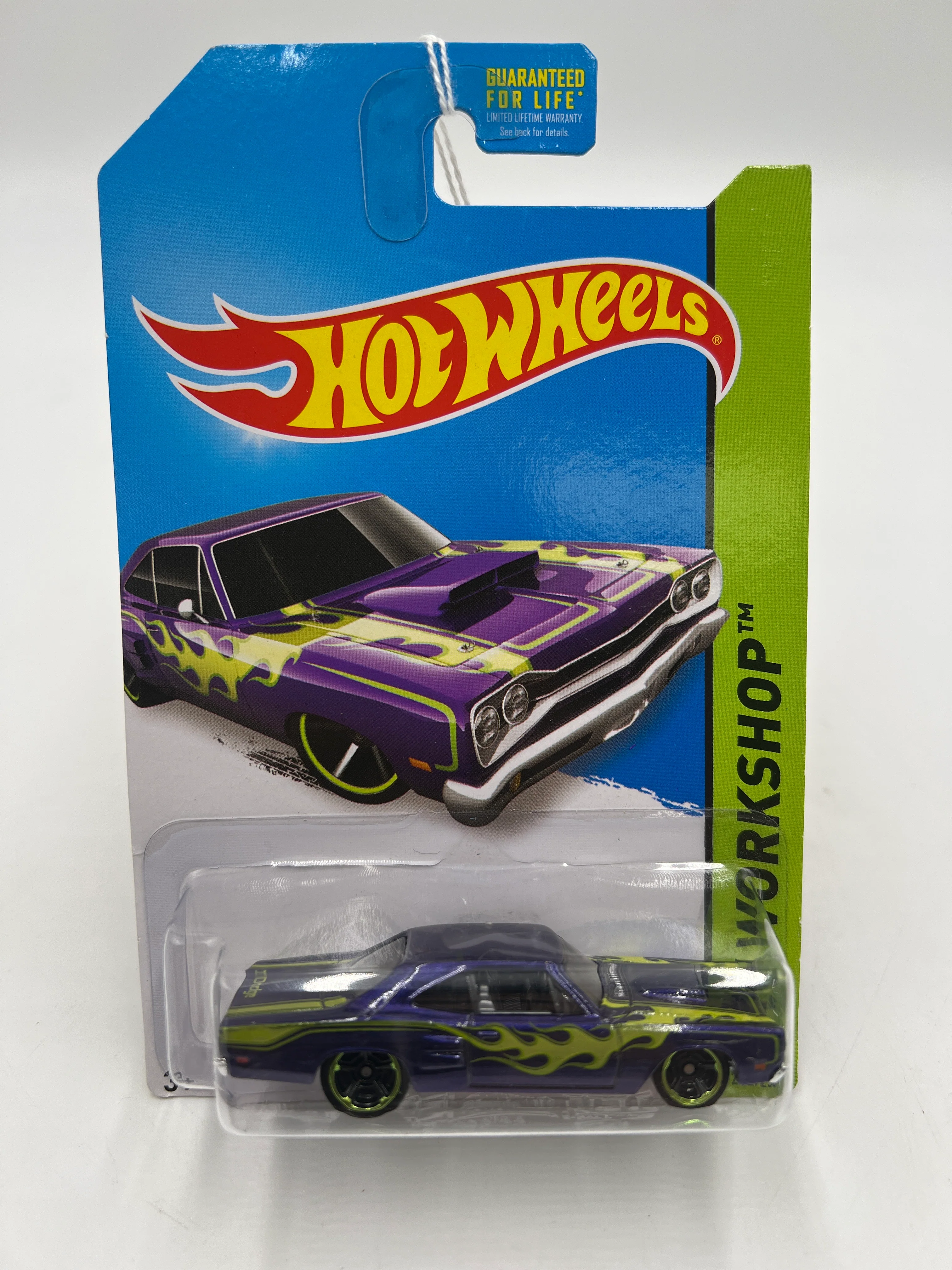 2014 Hot Wheels Workshop #212 69 Dodge Coronet Superbee Purple 38D - Image 2