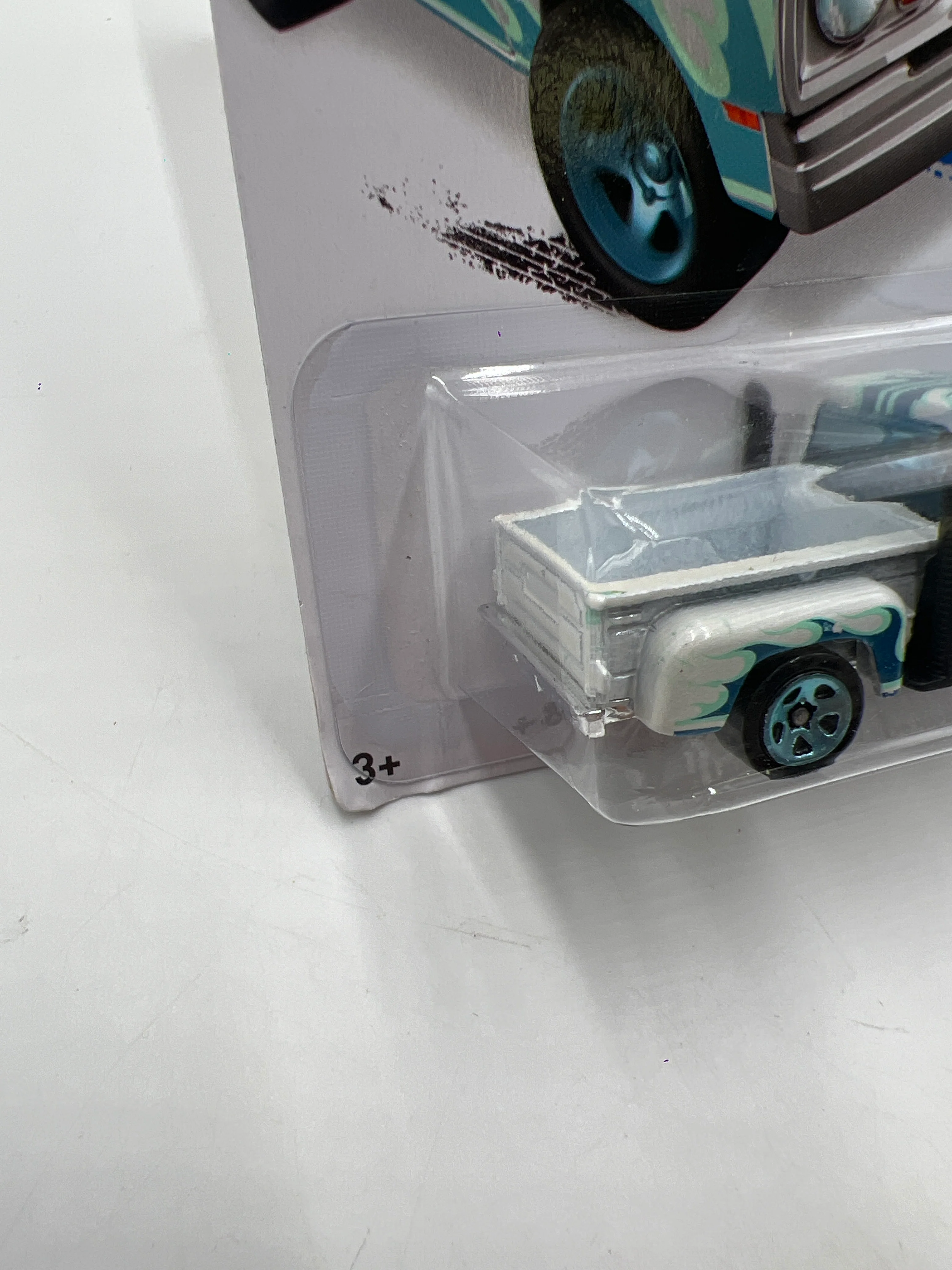 2014 Hot Wheels Workshop #215 78 Dodge Lil Red Express Truck White 42C - Image 5