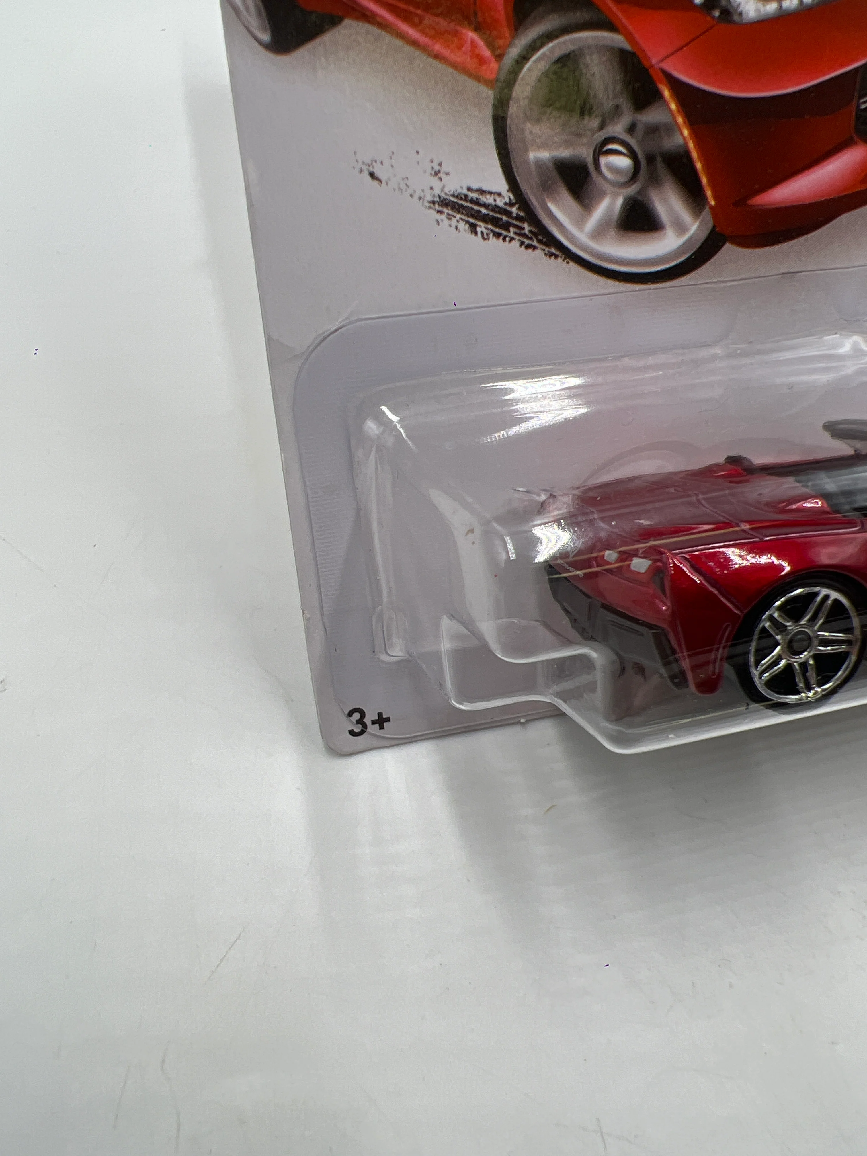 2014 Hot Wheels Workshop #228 14 Corvette Stingray Red 9F - Image 5