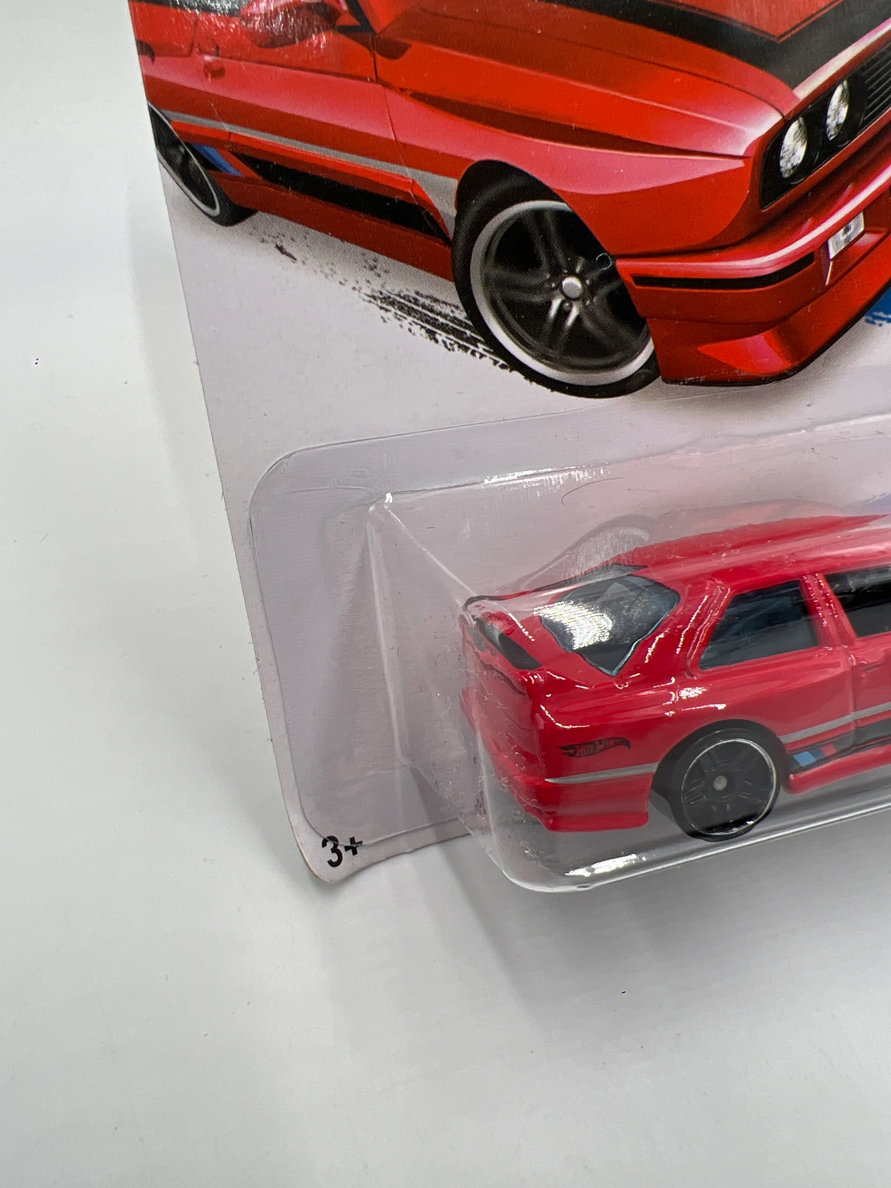 2014 Hot Wheels Workshop #195 92 BMW M3 Red 104A - Image 4