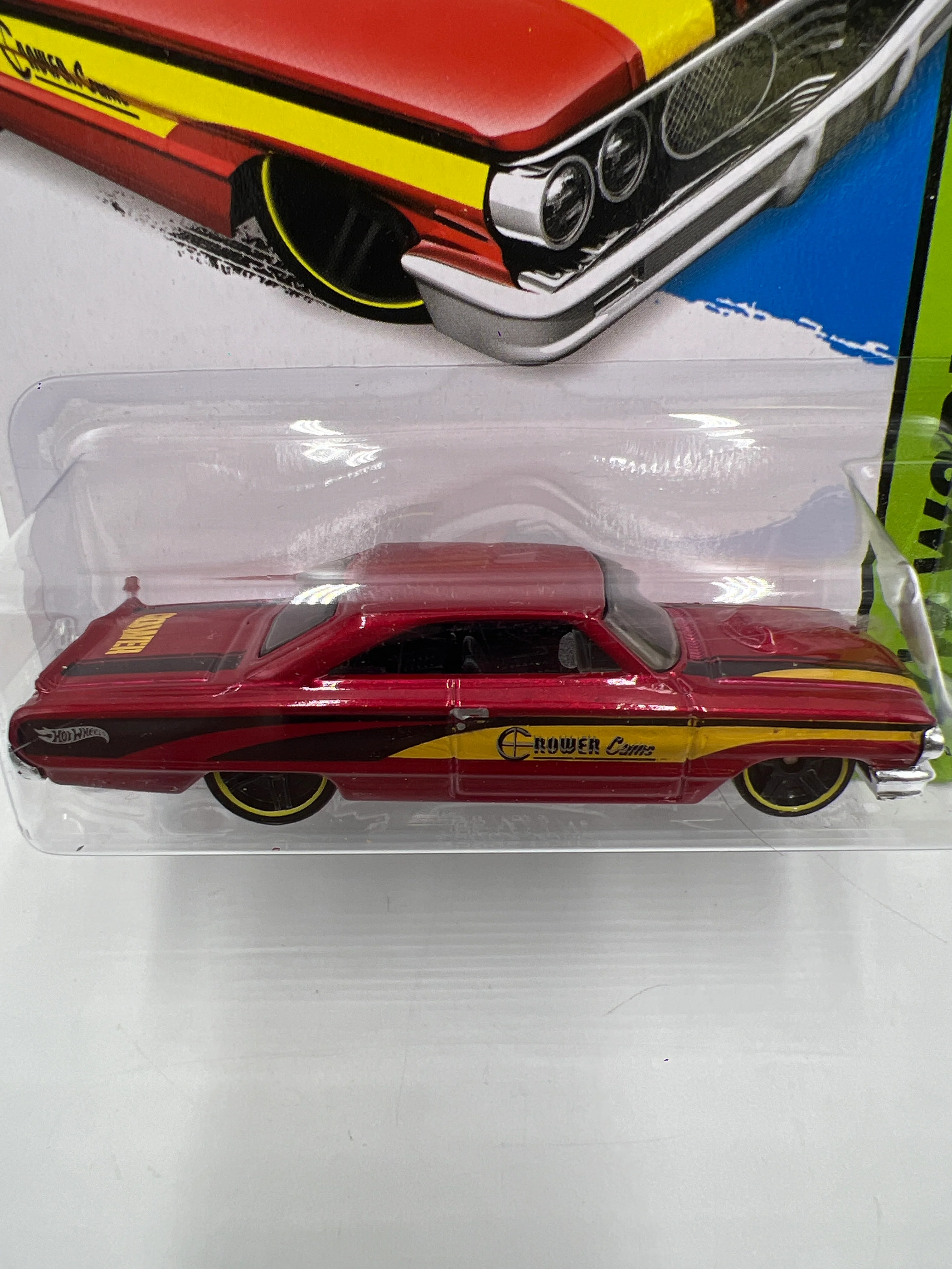 2014 Hot Wheels Workshop #250 Custom 64 Galaxie 500 Red 31A - Image 3