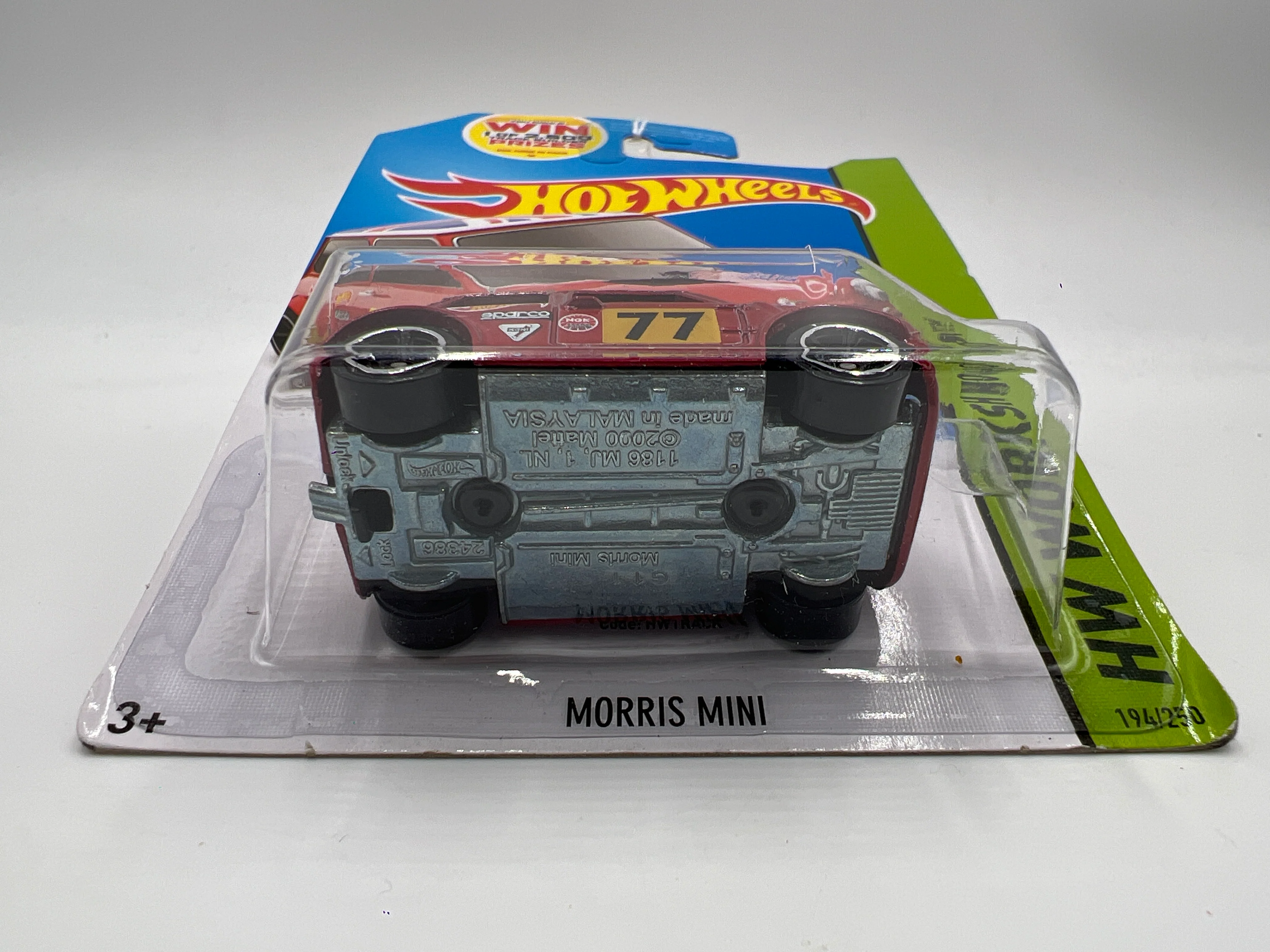 2014 Hot Wheels Workshop #194 Morris Mini Red 64B - Image 6